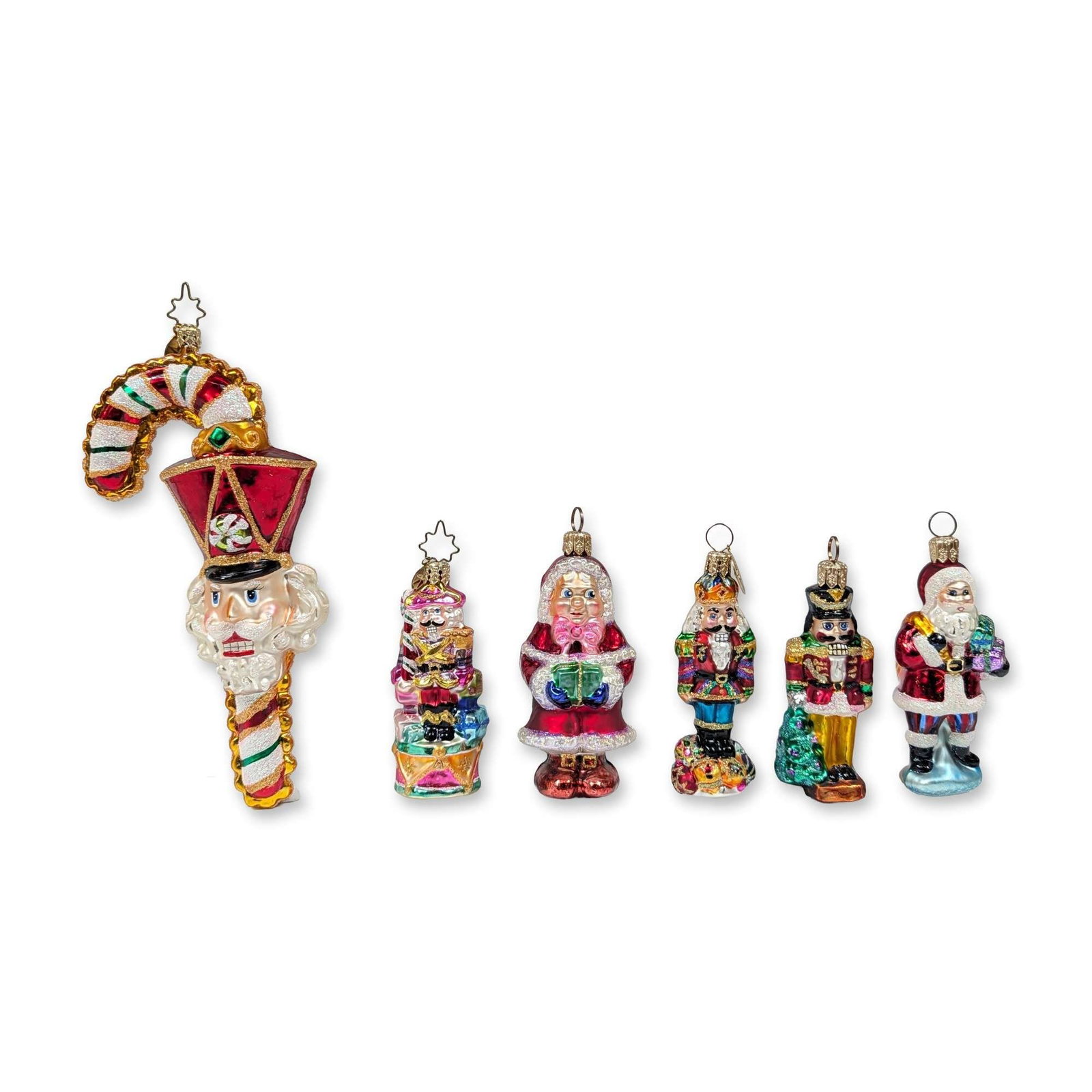 6pc Christopher Radko Glass Christmas Ornaments (1 of 3)