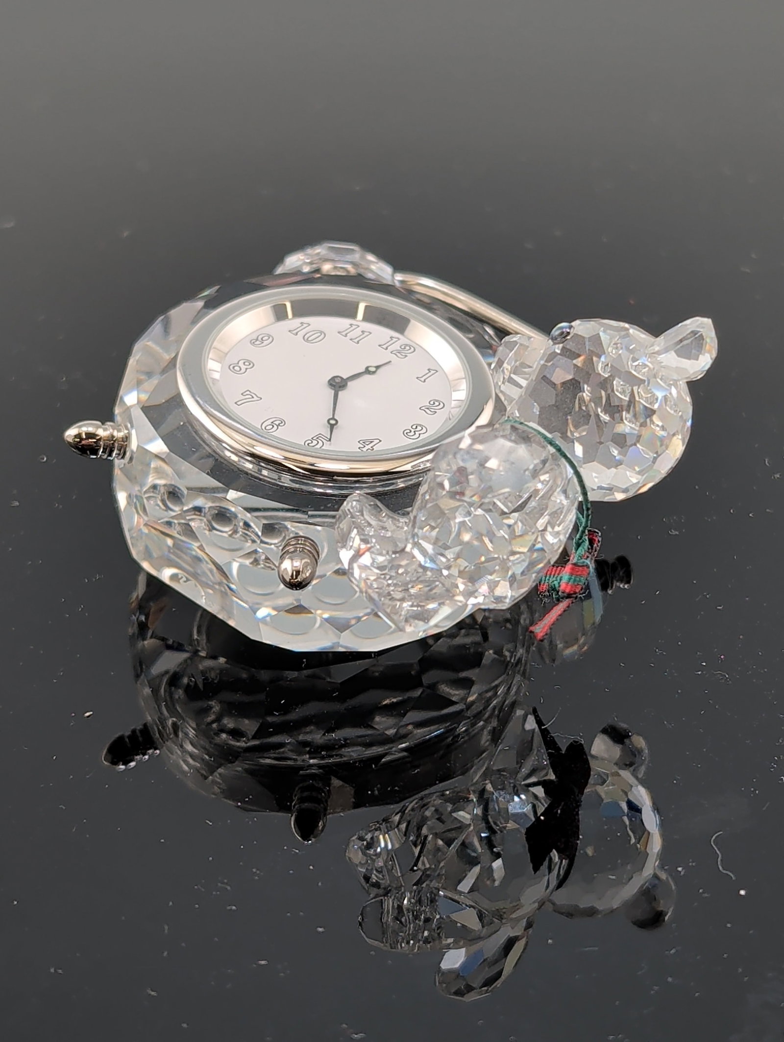 Swarovski Kris Bear Crystal Table Clock - 3