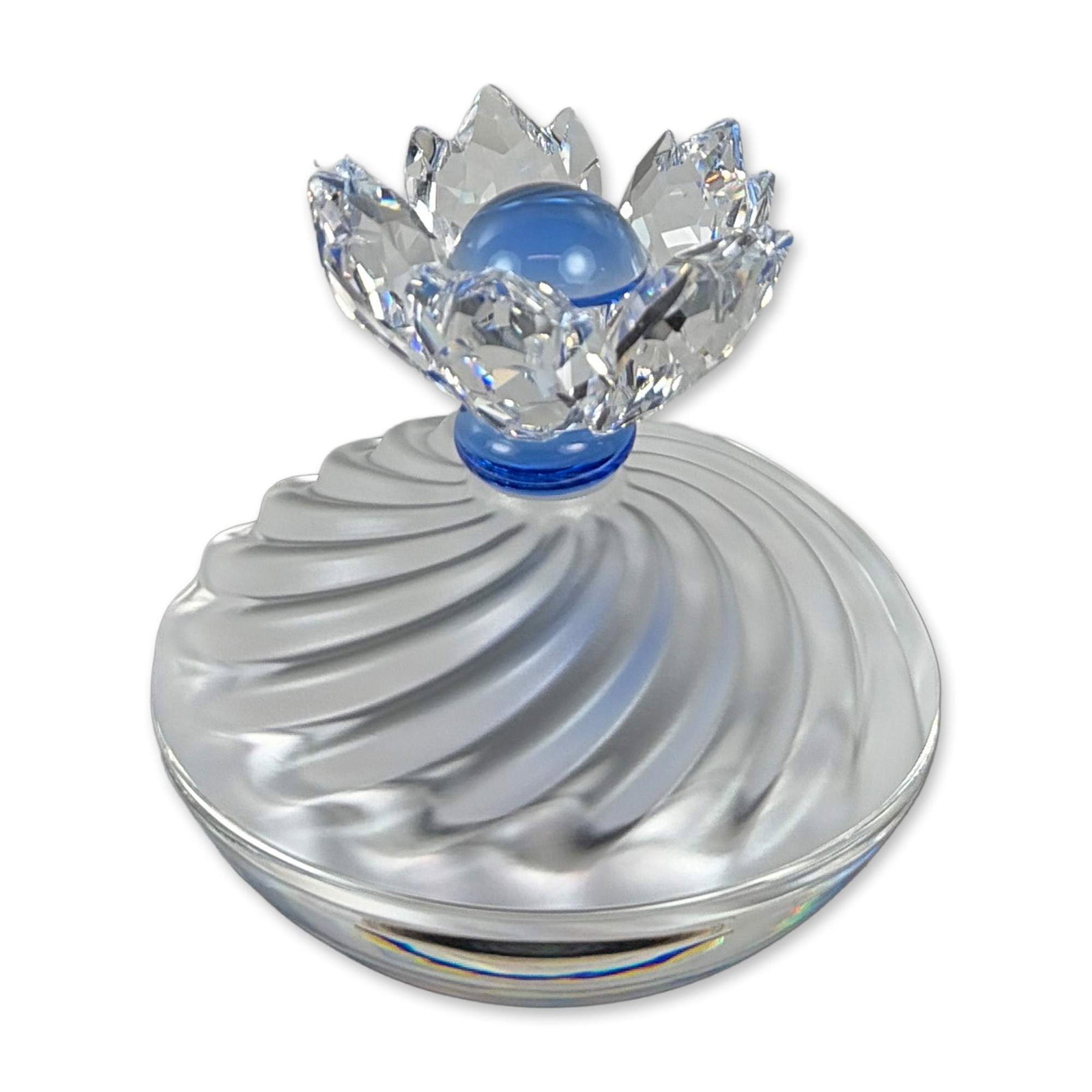 Swarovski Crystal Blue Flower Jewel Box (1 of 3)