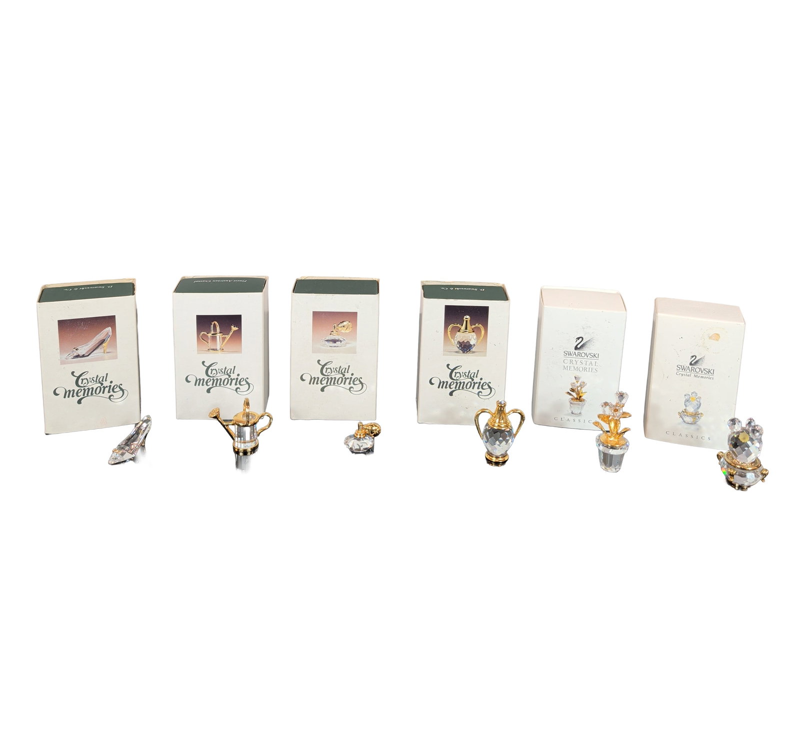 6pc Swarovski Crystal Memories Miniature Figurines (1 of 5)