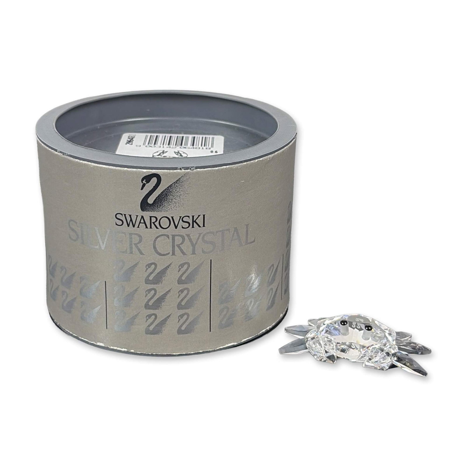 Swarovski Silver Crystal Miniature Crab Figurine (1 of 4)