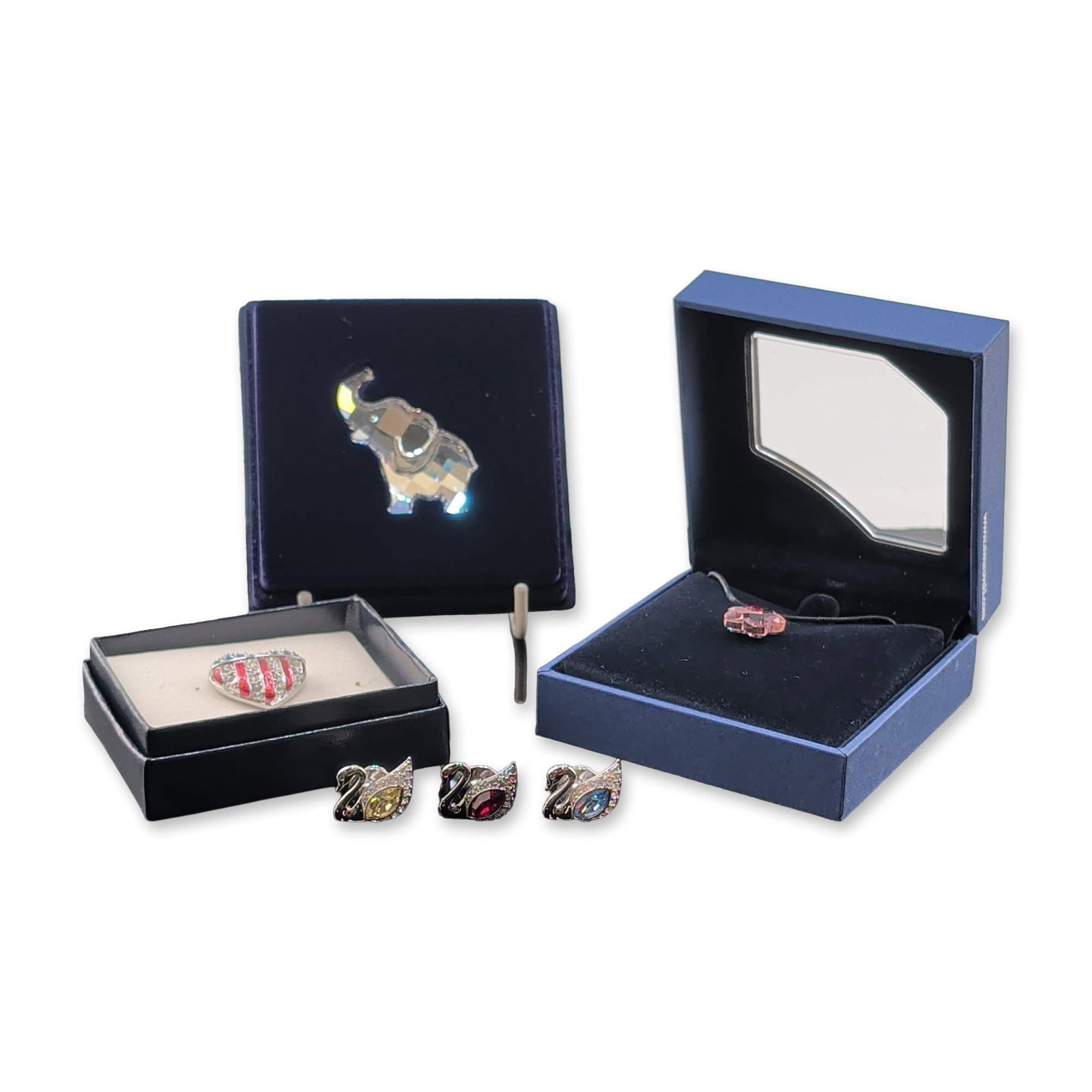 6pc Collection of Swarovski Crystal Jewelry and Pins (1 of 3)