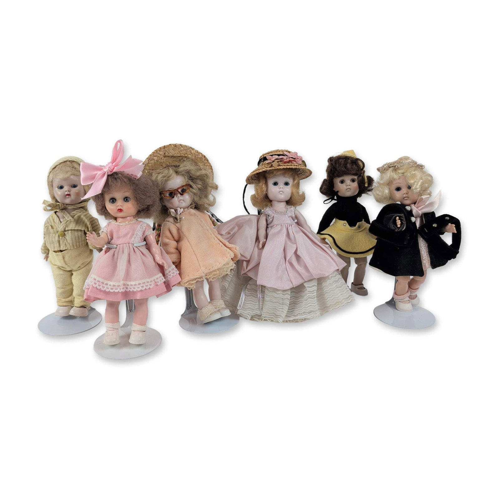 Vintage Collection of Six Vogue Ginny Dolls (1 of 4)