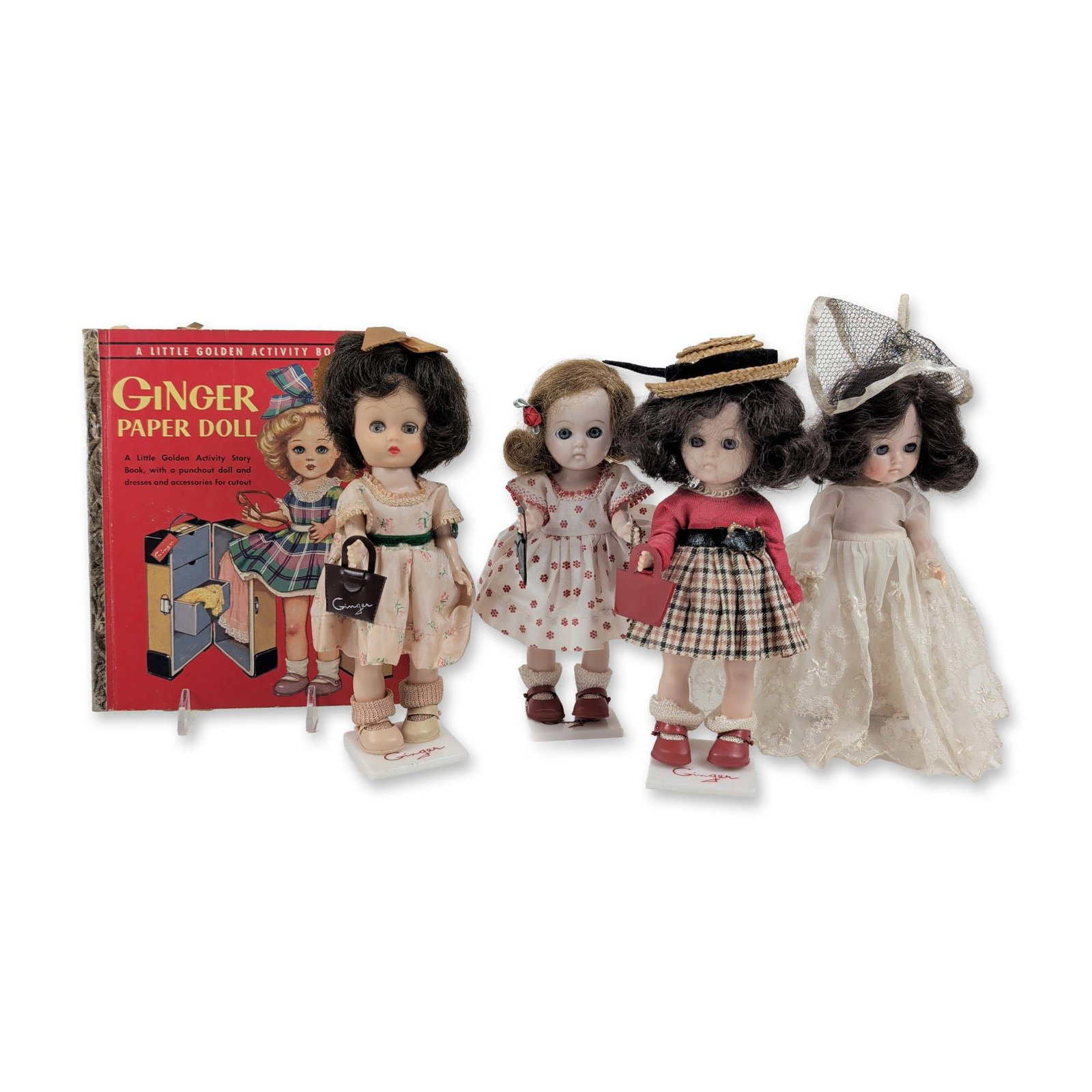 5pc Collection of Cosmopolitan Ginger Dolls and Activity Book (1 of 4)