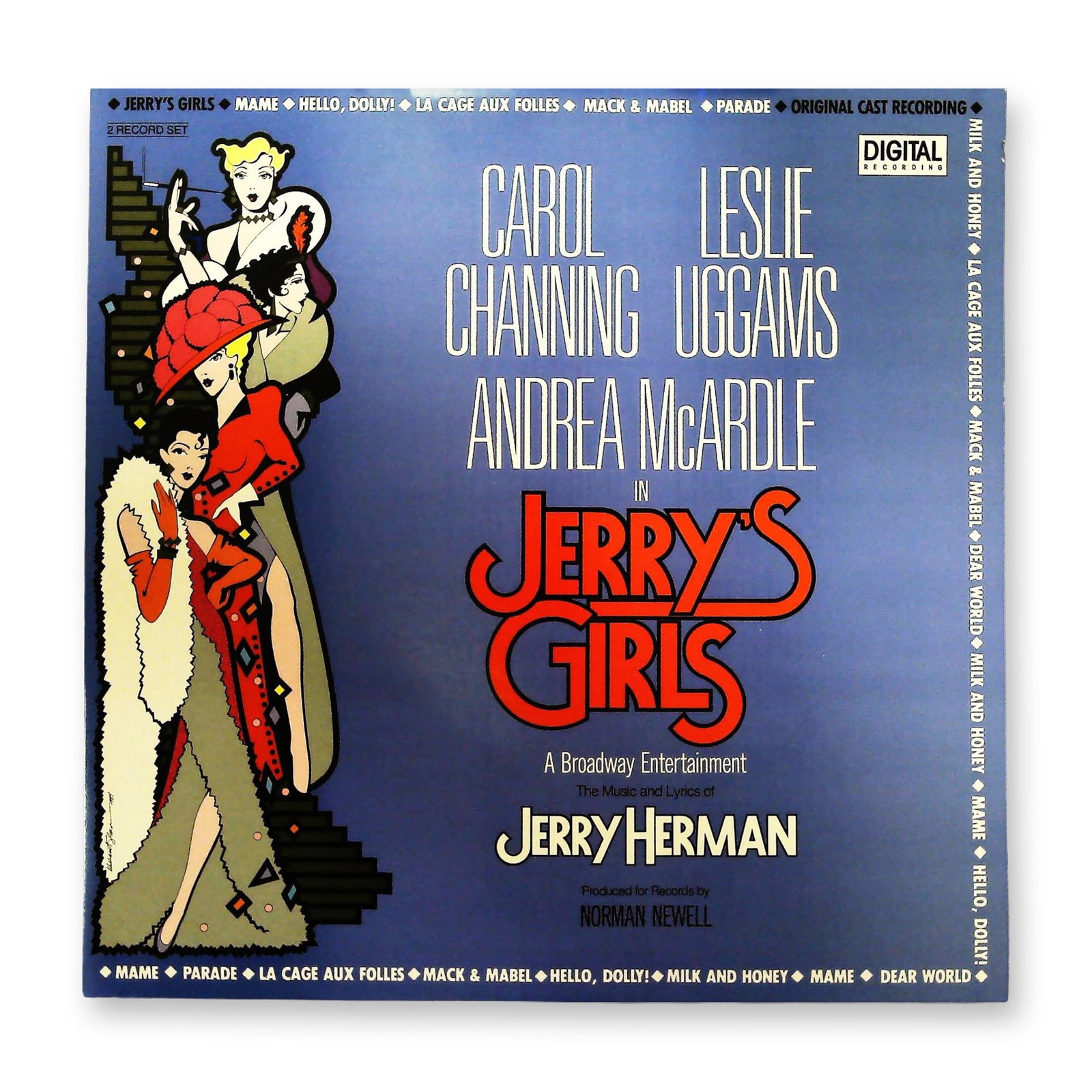 Jerry's Girls Original Cast Recording Double LP Set 1986 Polydor (1 of 3)