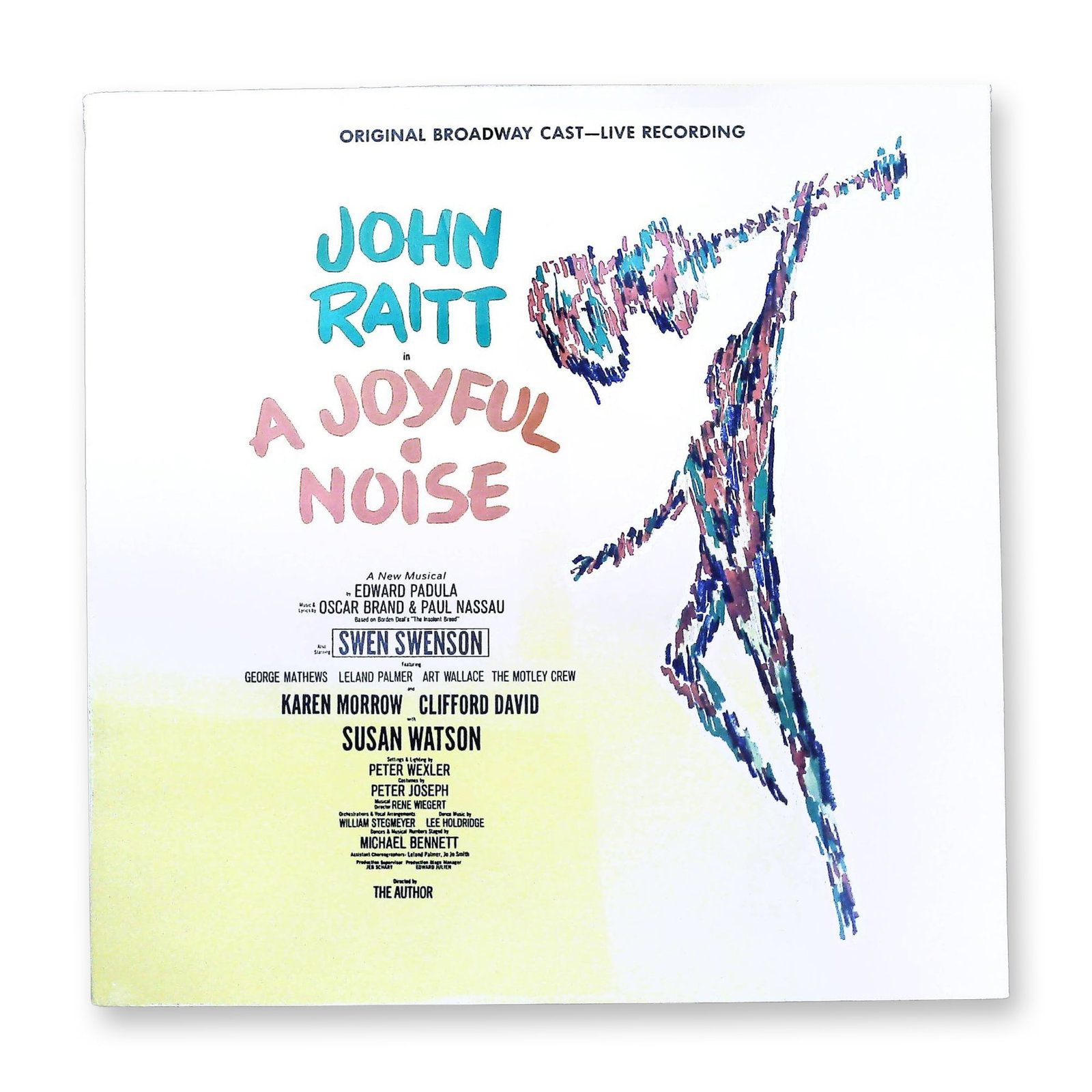Original Broadway Cast LP Record, John Raitt in A Joyful Noise (1 of 2)