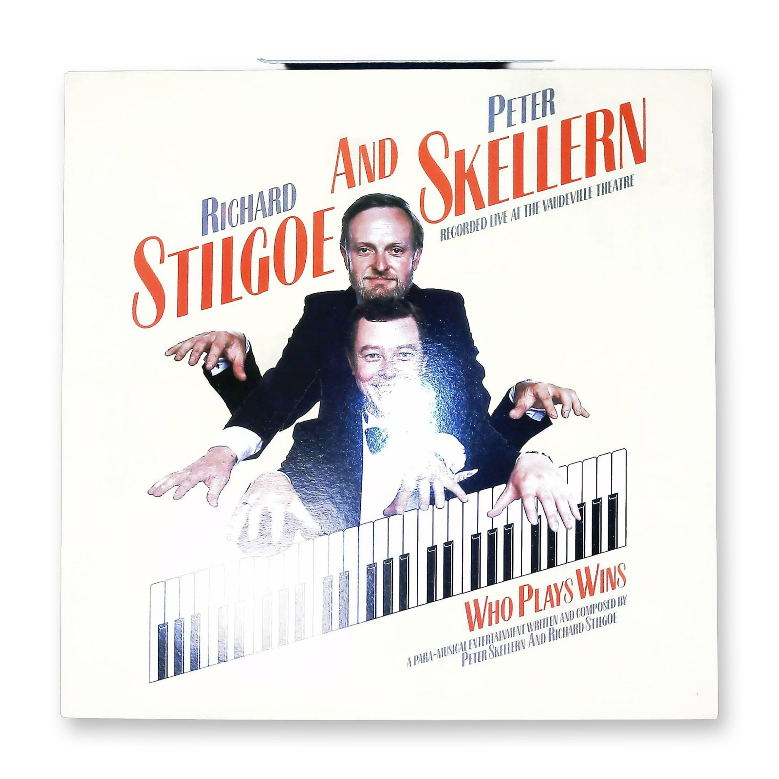 Richard Stilgoe and Peter Skellern Who Plays Wins Recorded Live at the Vaudeville Theatre Vinyl LP (1 of 2)