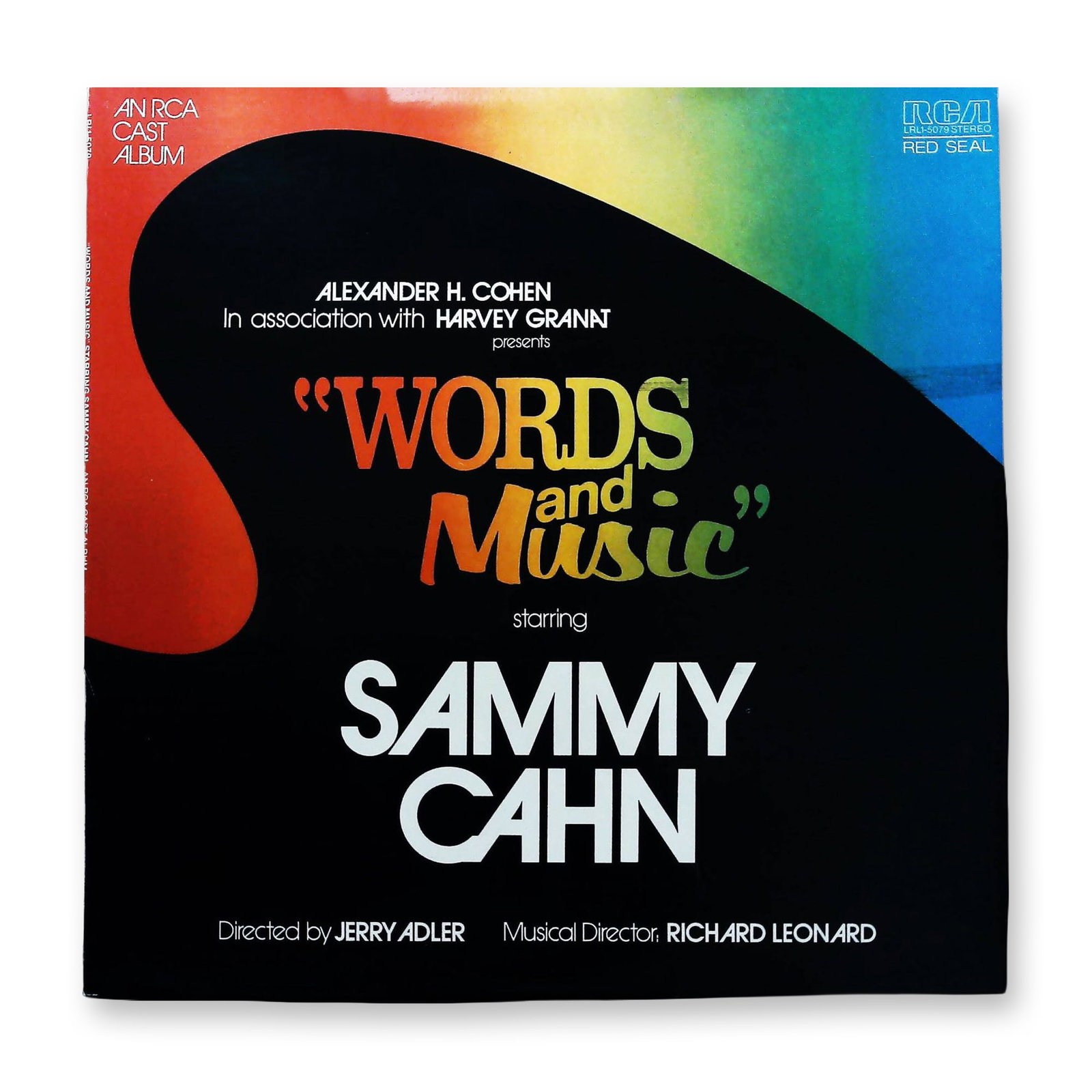 Words and Music Original Broadway Cast Recording Starring Sammy Cahn RCA Red Seal LRL1-5079 (1 of 3)