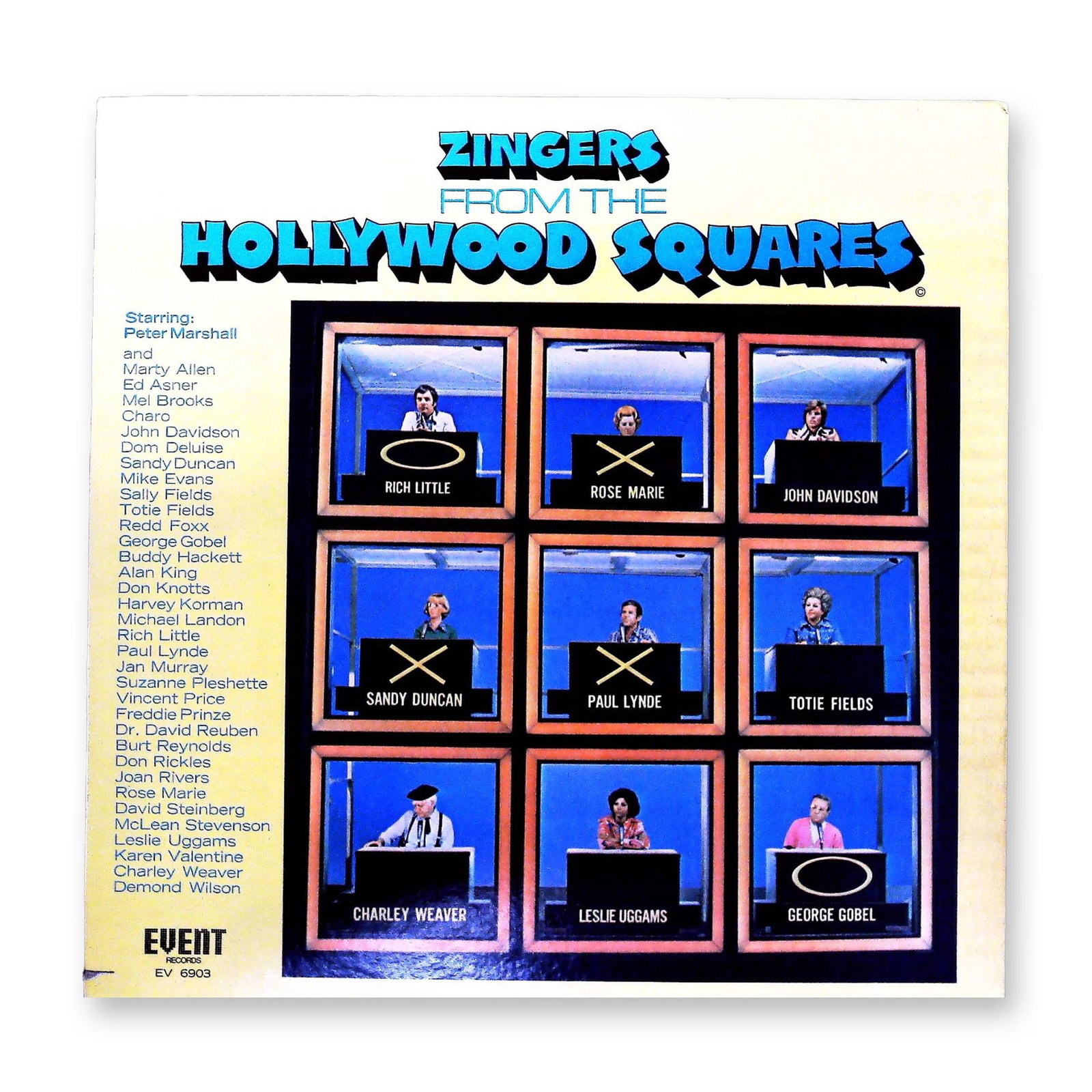 Zingers from the Hollywood Squares Comedy Album Event Records 1974 (1 of 3)