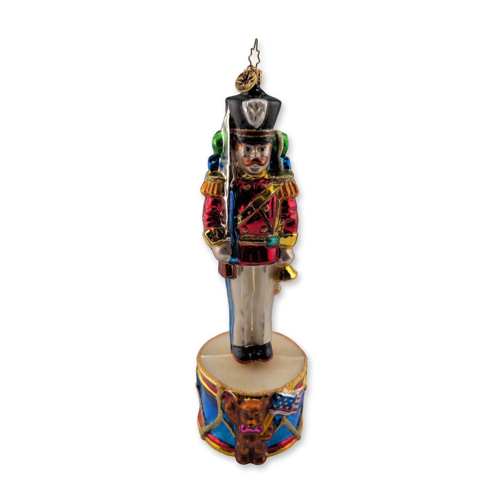 Christopher Radko At Attention Blown Glass Ornament (1 of 3)