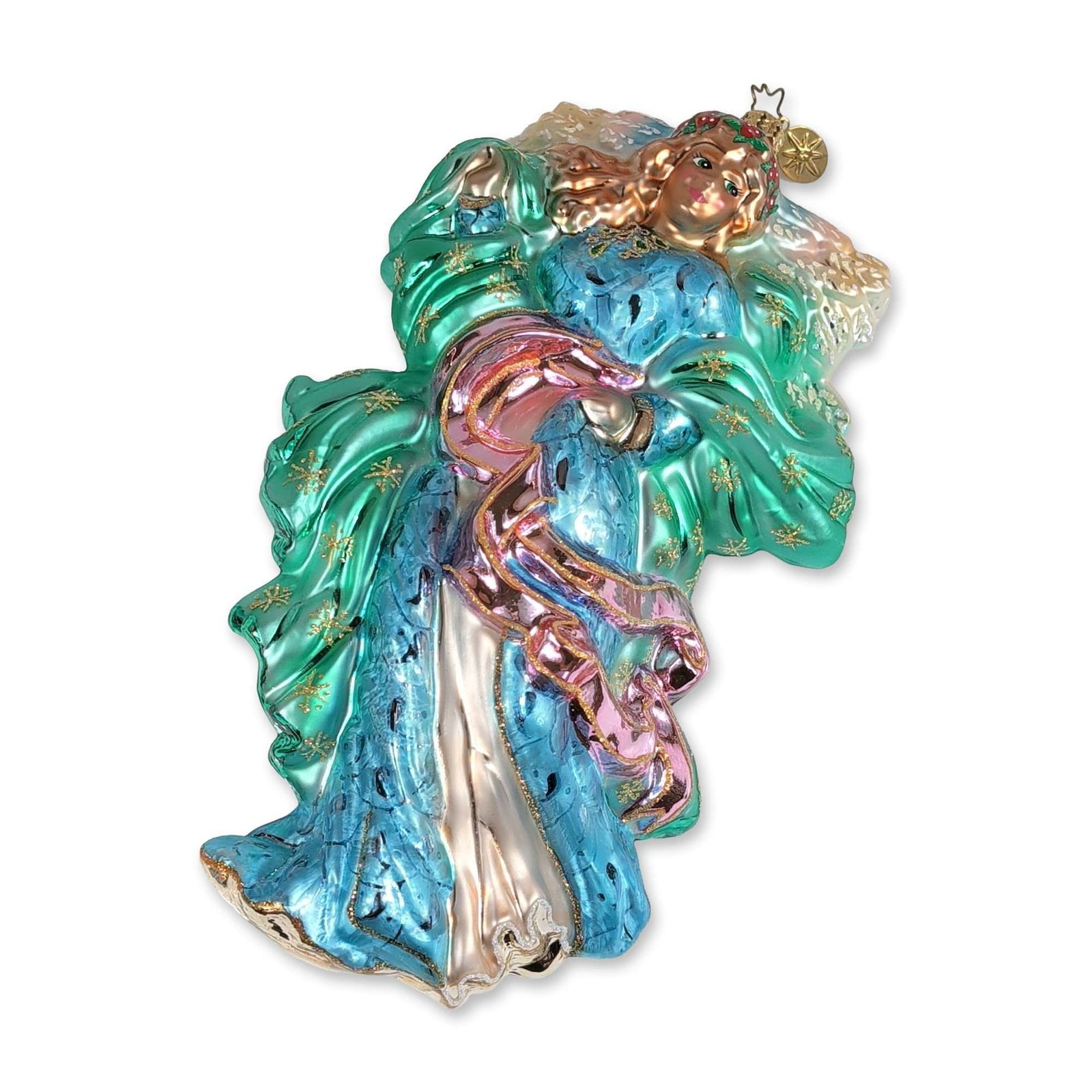 Christopher Radko Shining Hope Glass Angel Ornament (1 of 4)