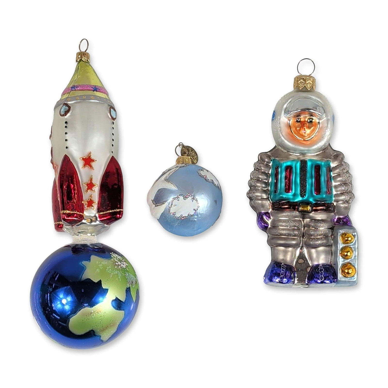 3pc Christopher Radko Space Ornaments (1 of 4)