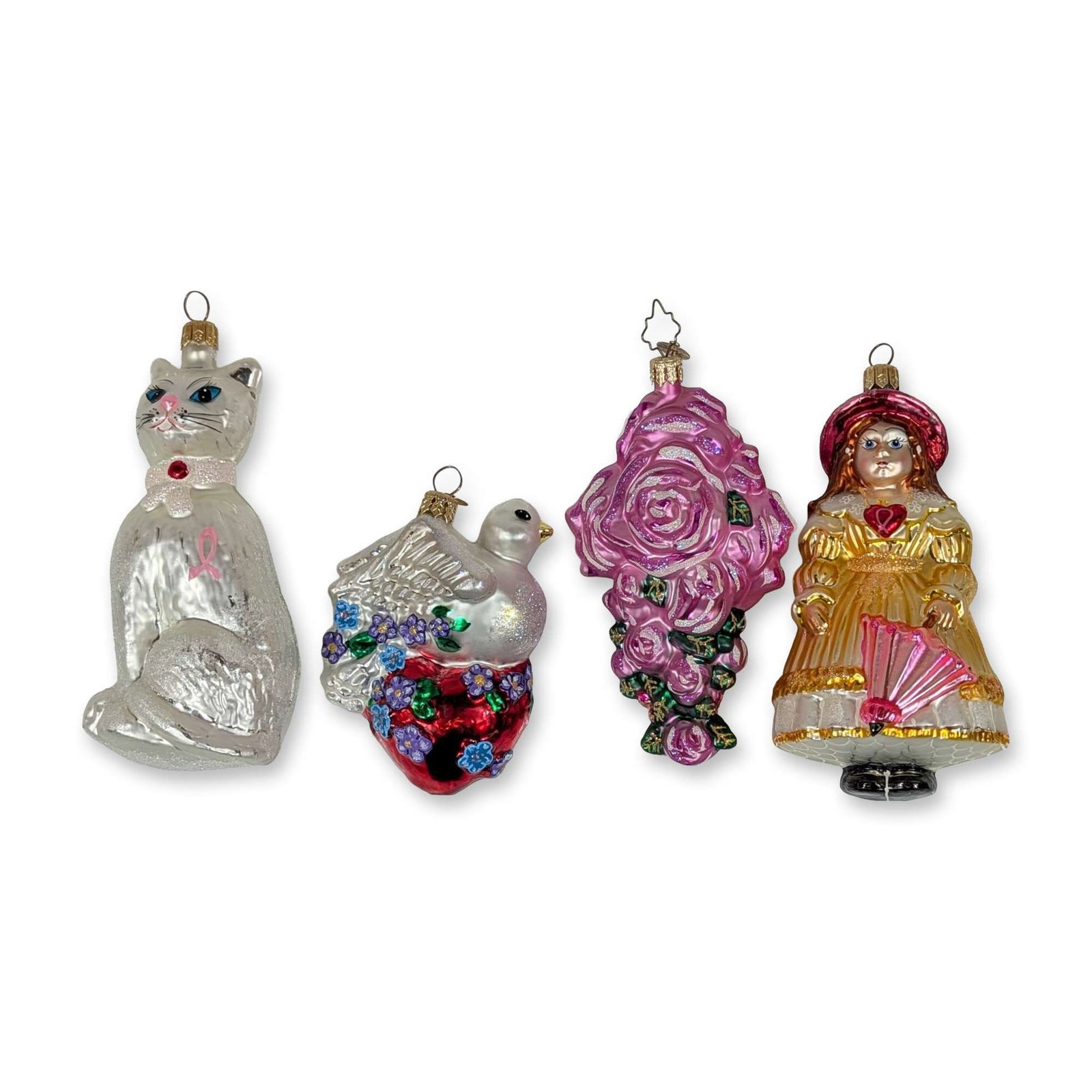 4pc Christopher Radko Glass Ornaments (1 of 3)