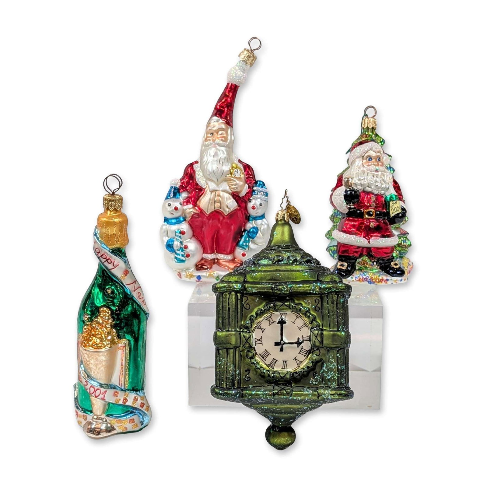 4pc Christopher Radko Glass Ornaments (1 of 5)