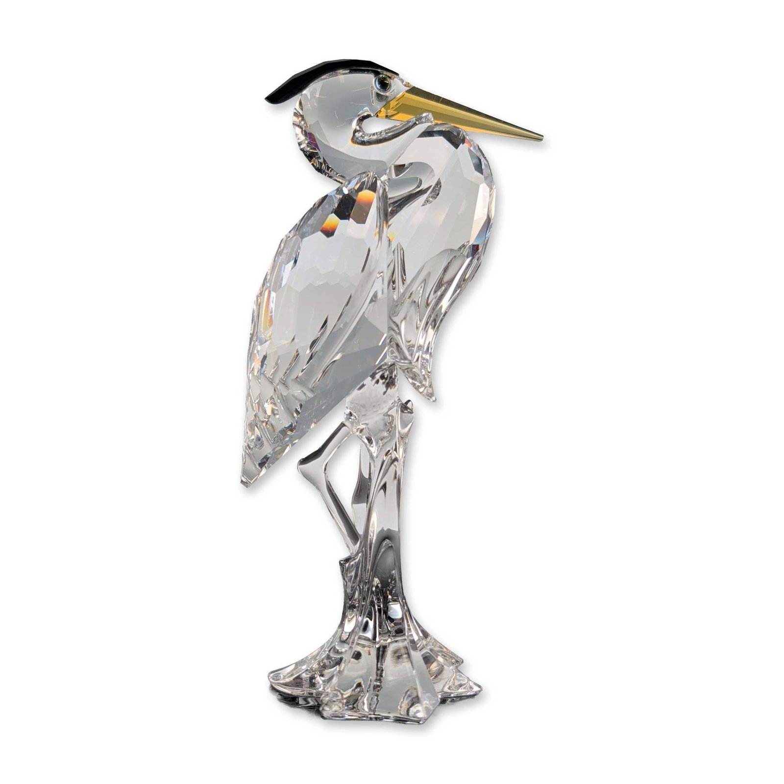 Swarovski Crystal Silver Heron Figurine (1 of 6)