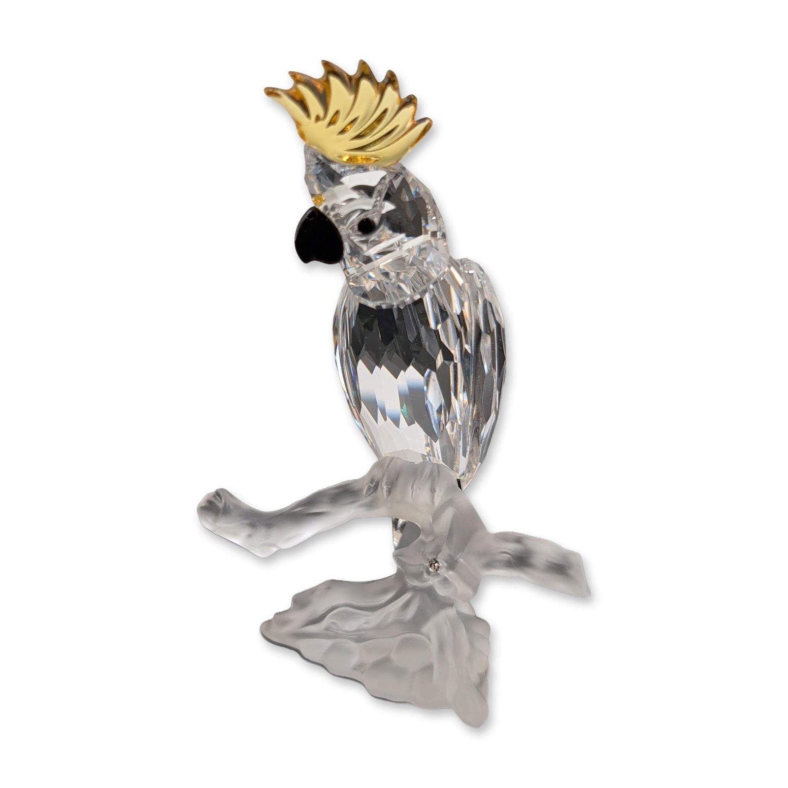 Swarovski Silver Crystal Bird Figurine, Cockatoo (1 of 5)