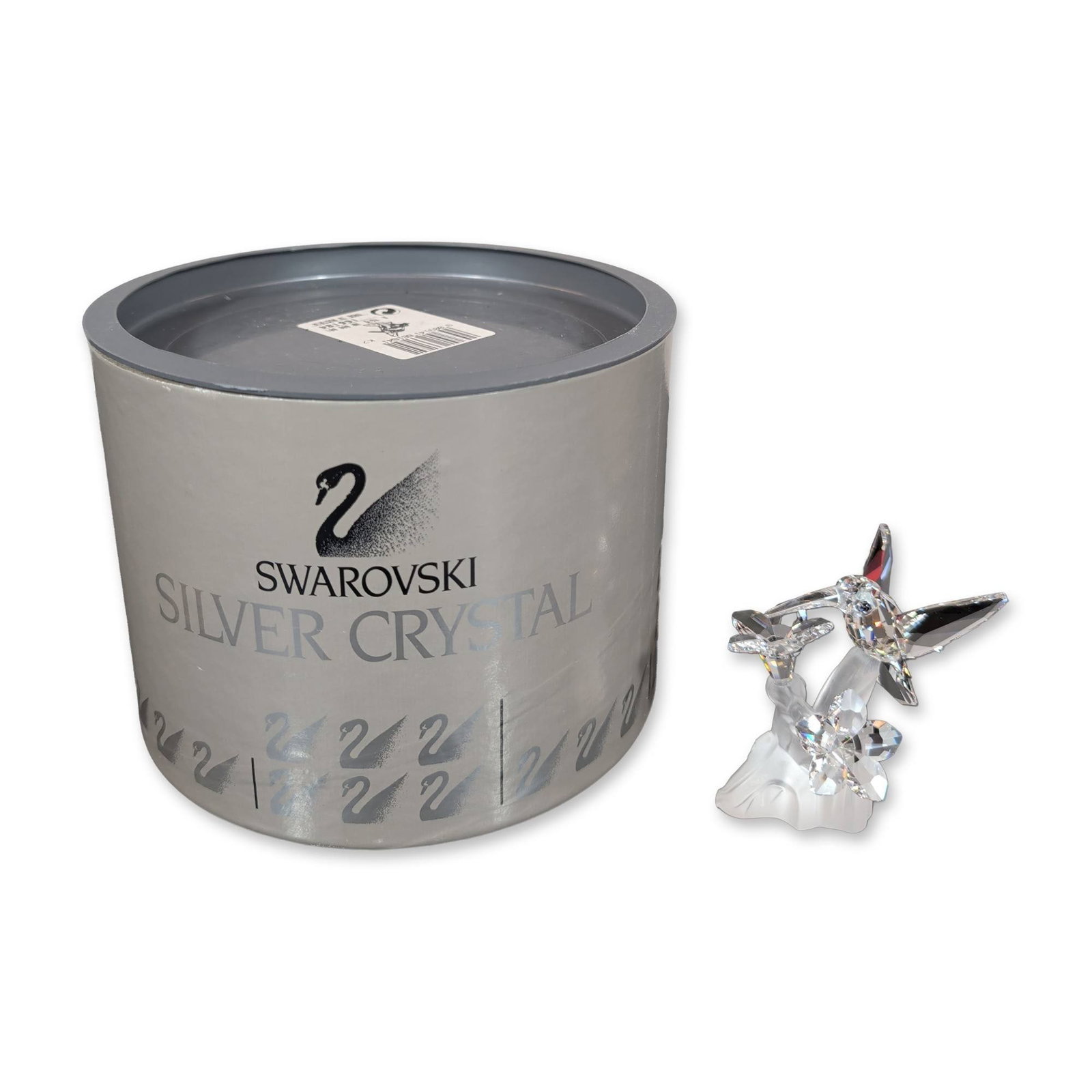 Swarovski Silver Crystal Hummingbird Figurine (1 of 5)
