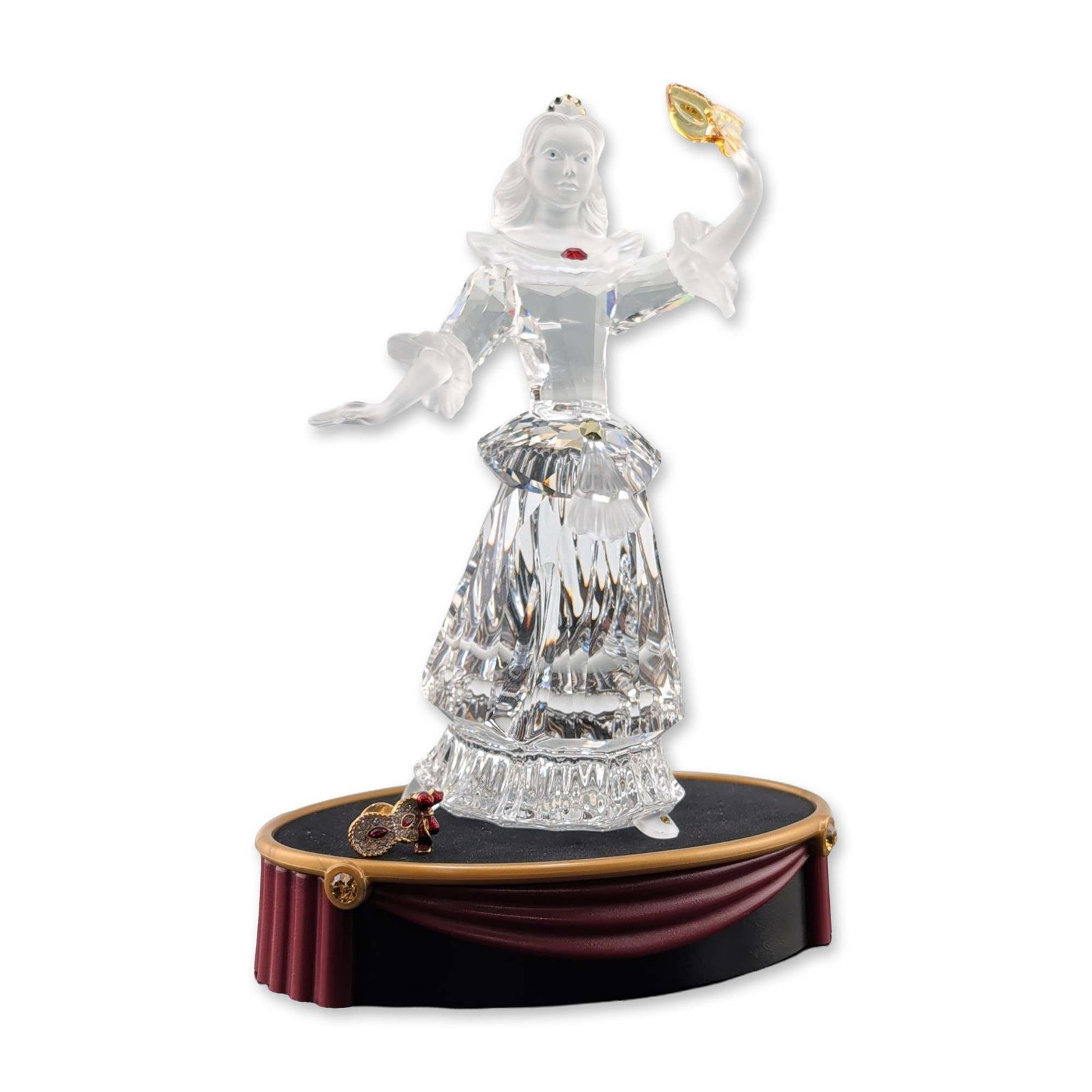 Swarovski SCS Masquerade Columbine Crystal Figurine with Base, Pin, and COA (1 of 6)