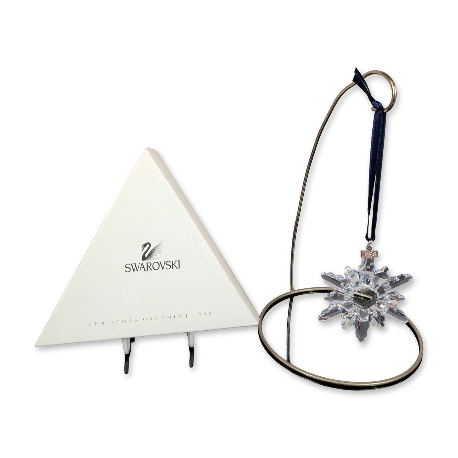 Swarovski 1998 Annual Edition Crystal Christmas Ornament, Snowflake (1 of 4)