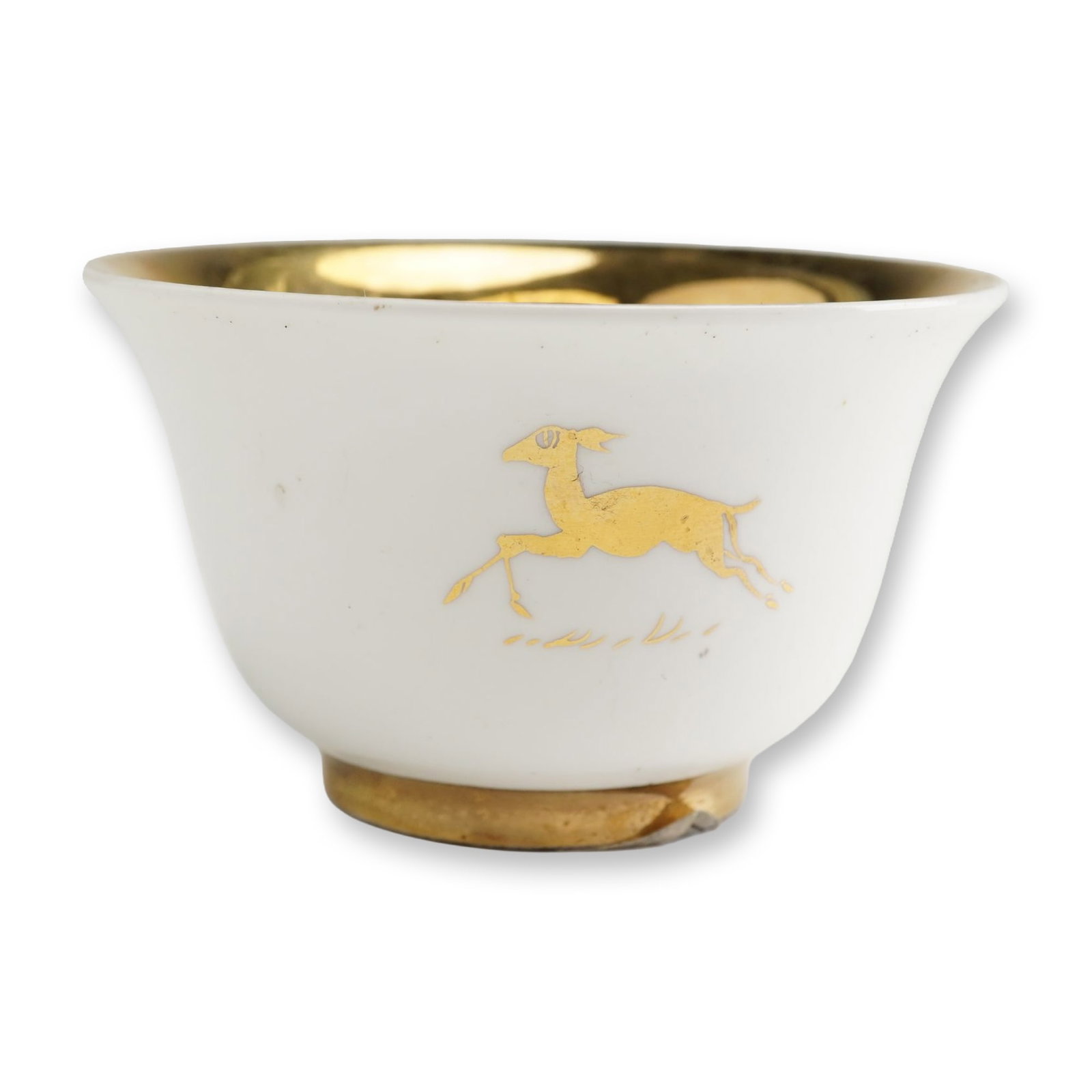 Wedgwood Gilded Bone China Small Bowl with Deer Decoration (1 of 3)