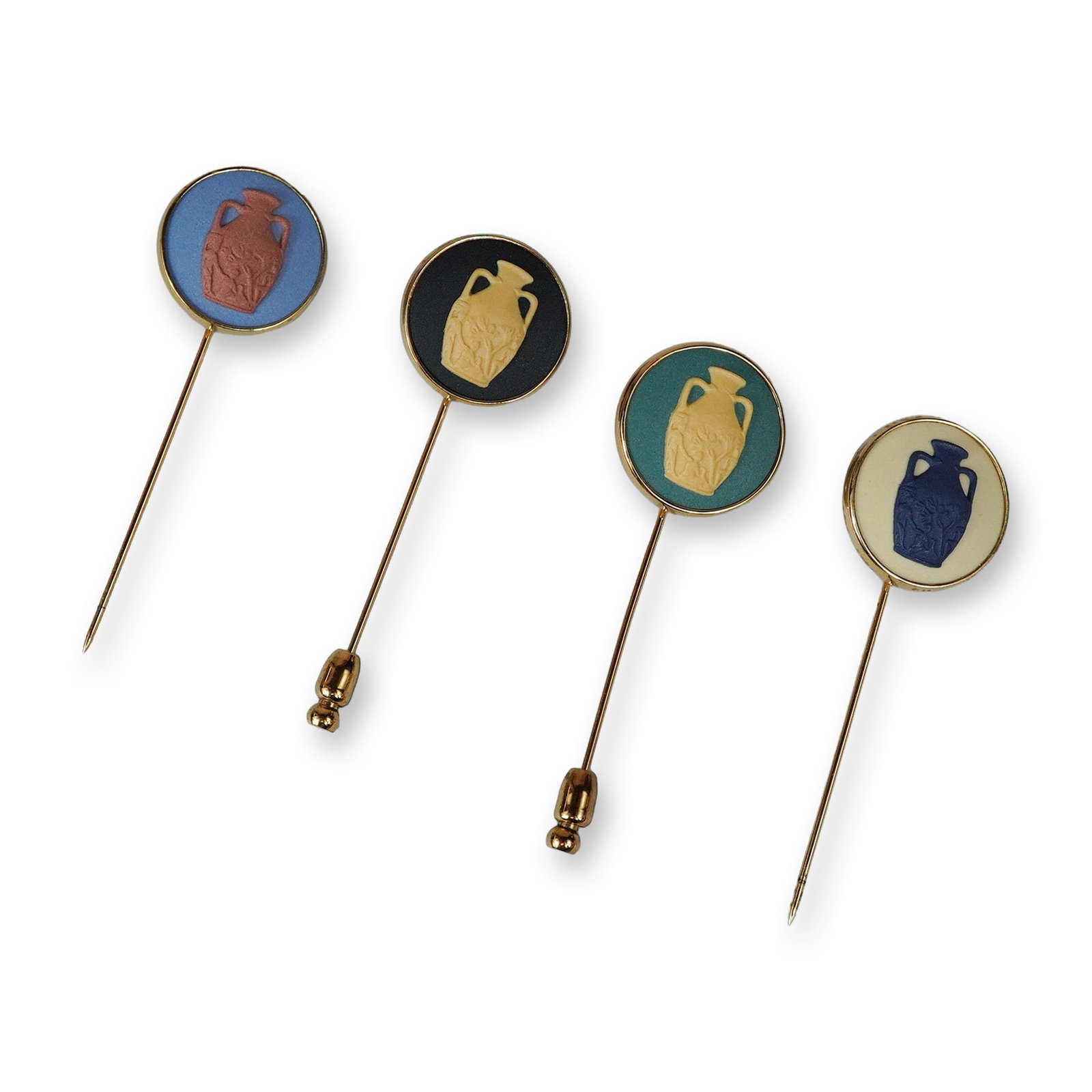 4pc Wedgwood International Seminar Commemorative Pins (1 of 4)