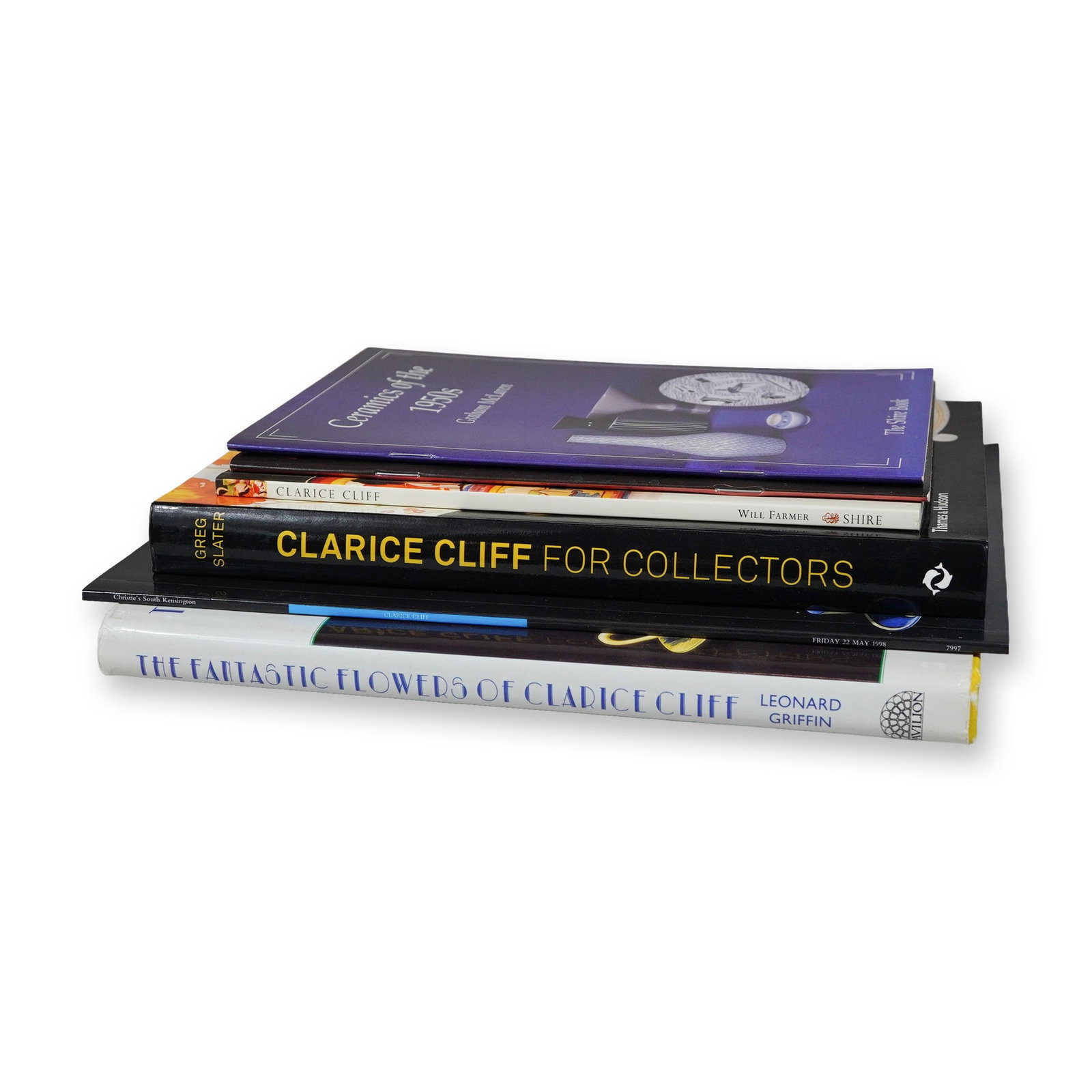 6pc Collection of Reference Books and Catalogs on Clarice Cliff and Art Deco Ceramics (1 of 4)
