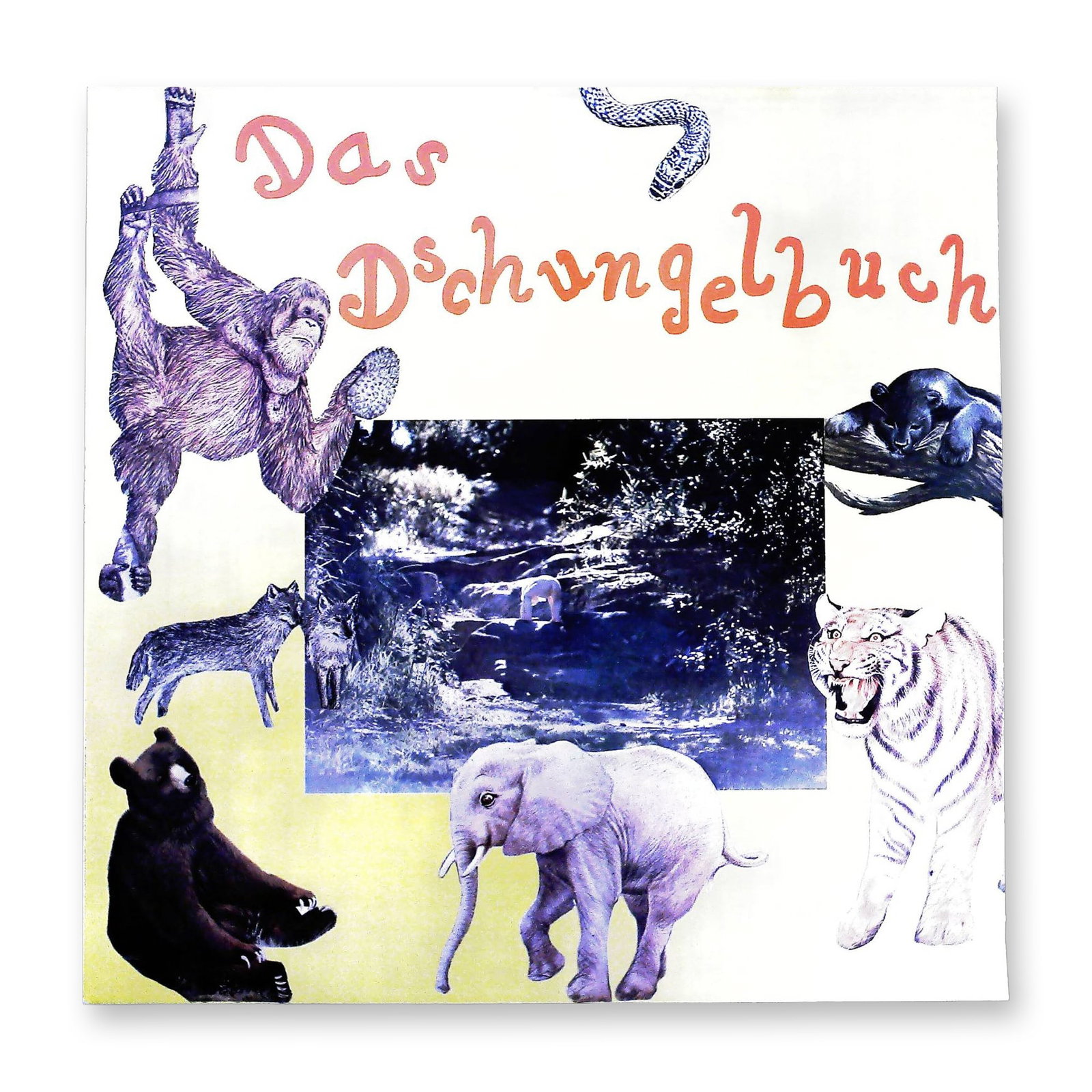 German LP Record Das Dschungelbuch 1989 Markus Weber Michael Summ (1 of 3)