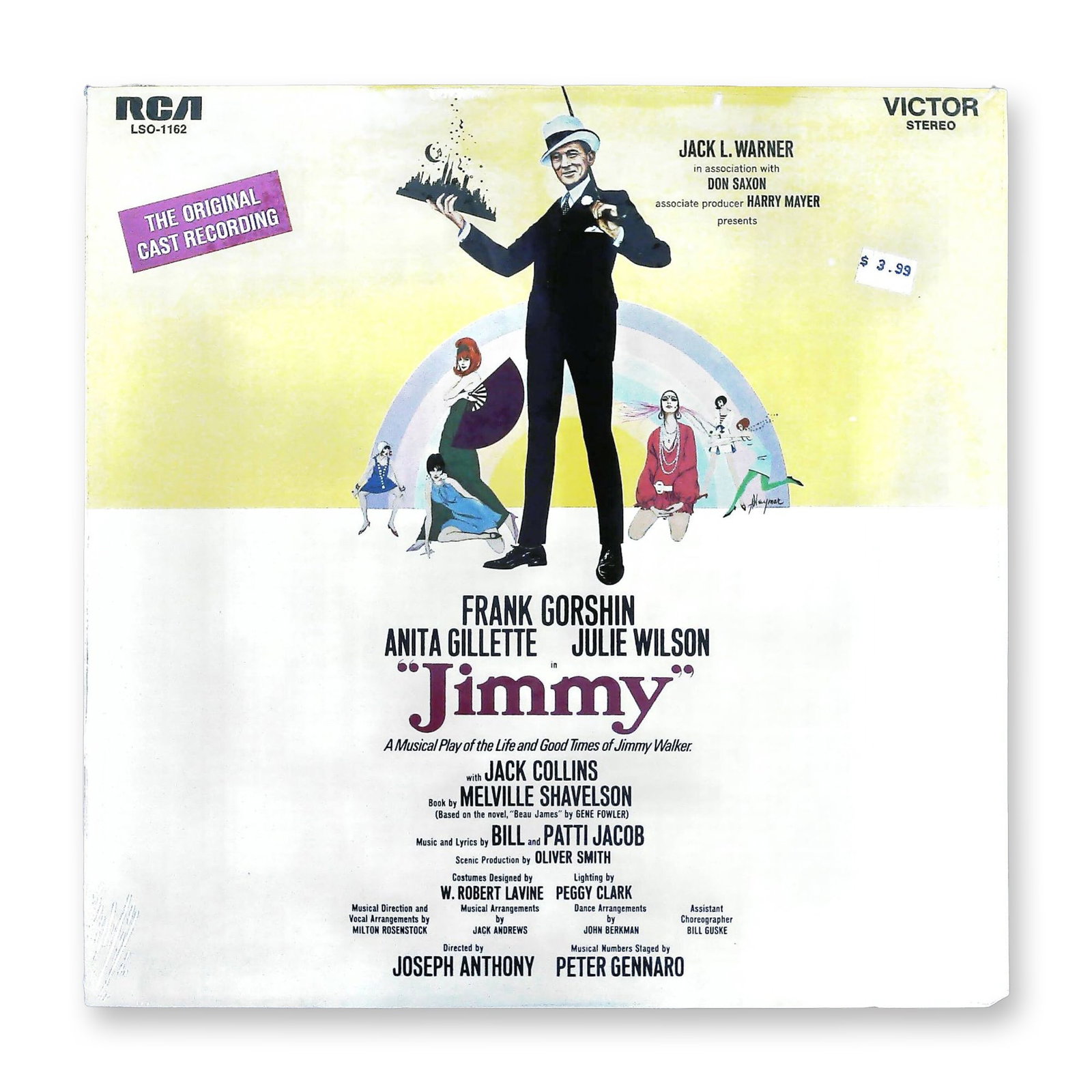 Jimmy Original Broadway Cast Recording LP Record (1 of 2)