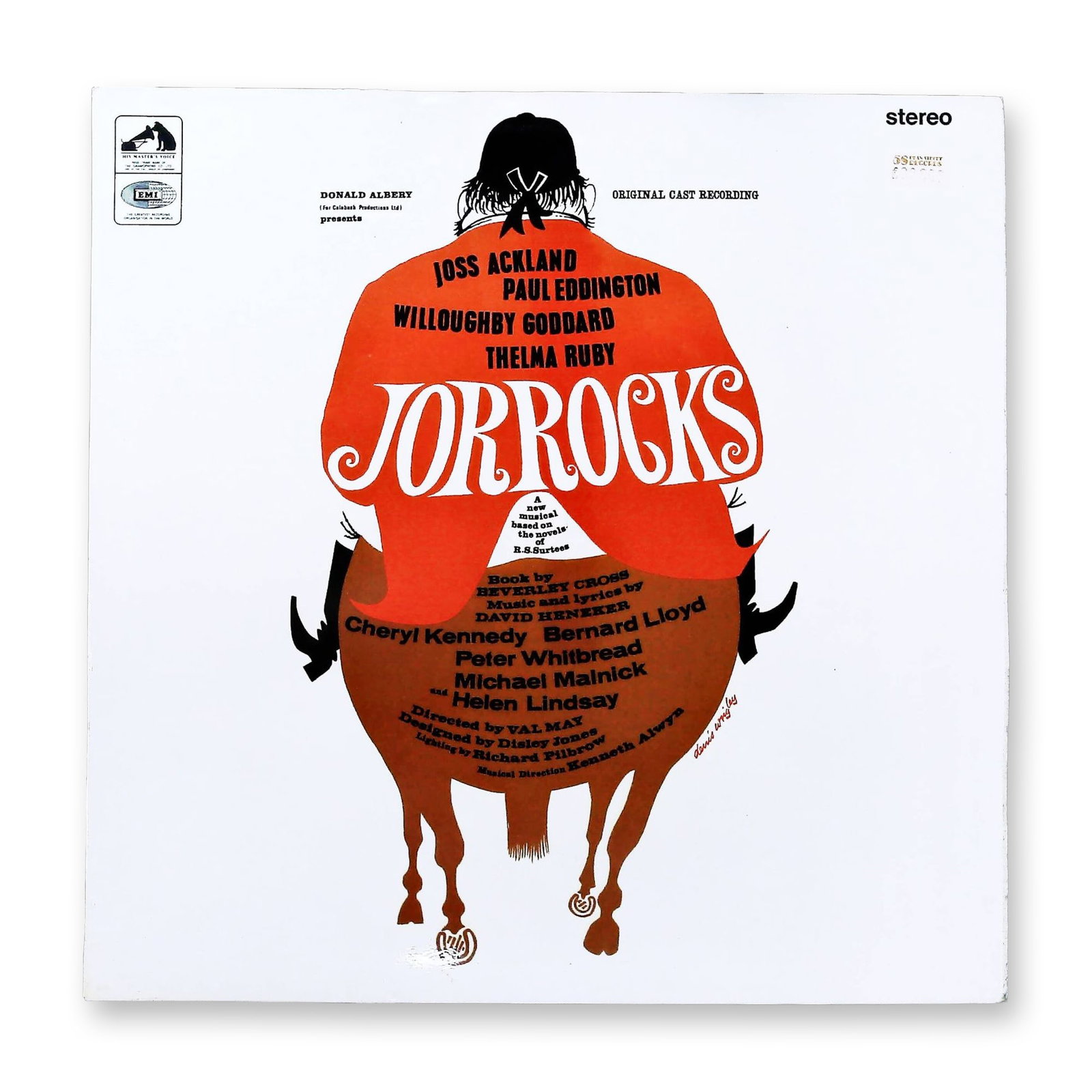 Jorrocks 1966 Original London Cast Recording LP Record (1 of 3)