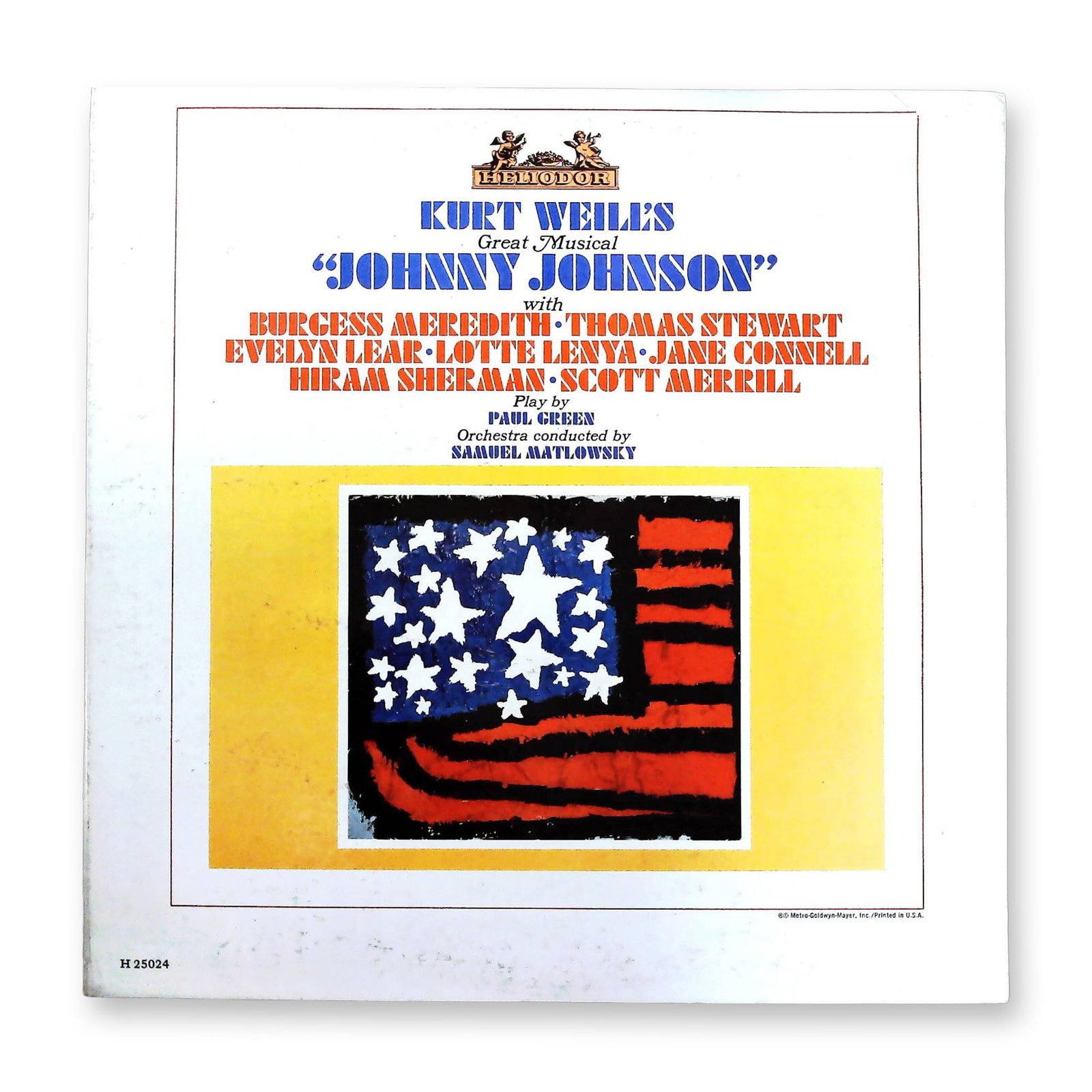 Kurt Weill's Great Musical Johnny Johnson Soundtrack LP Record (1 of 3)