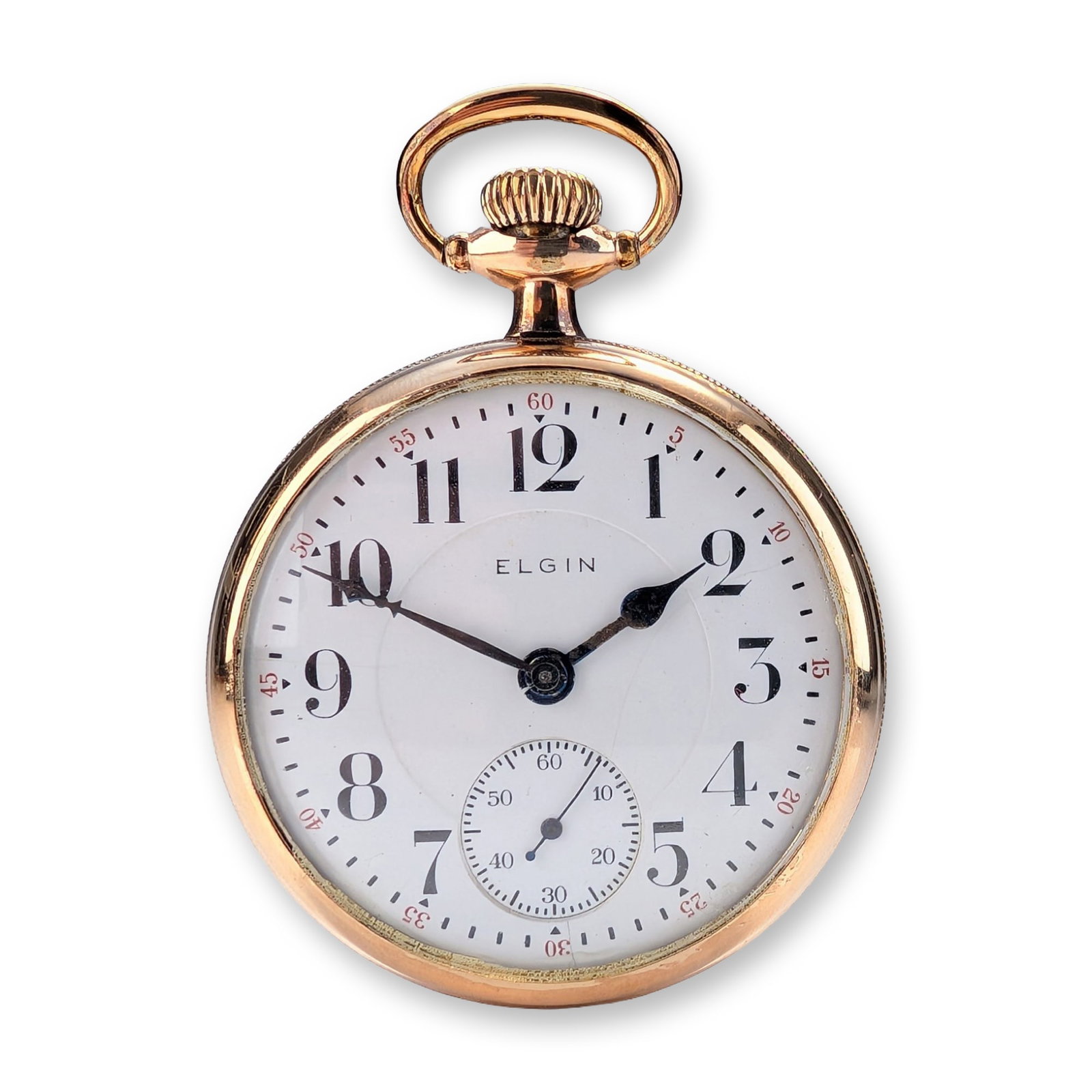 Elgin Gold-Filled 17-Jewel Open-Face Pocket Watch (1 of 5)