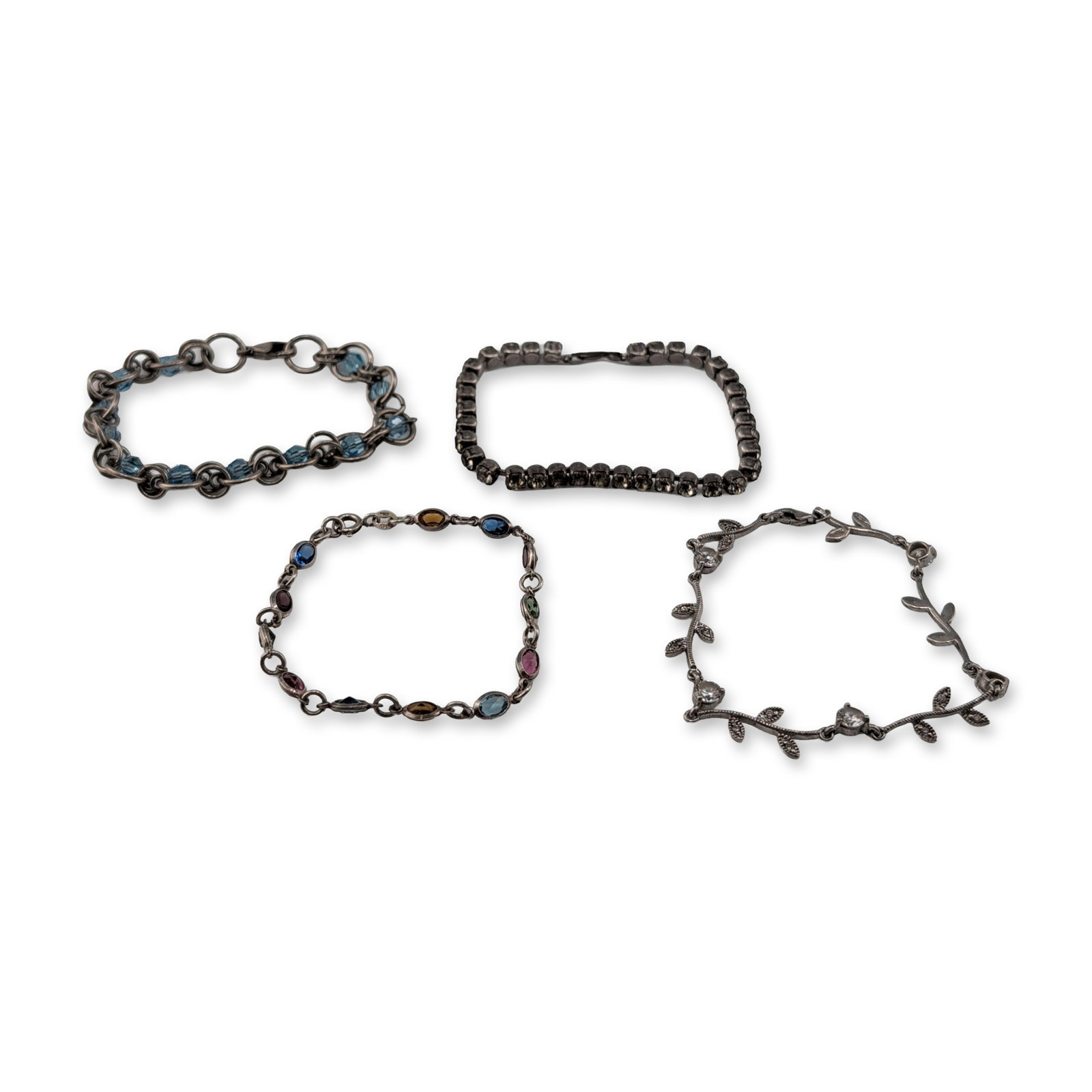 Four Sterling Silver Fashion Bracelets (1 of 5)