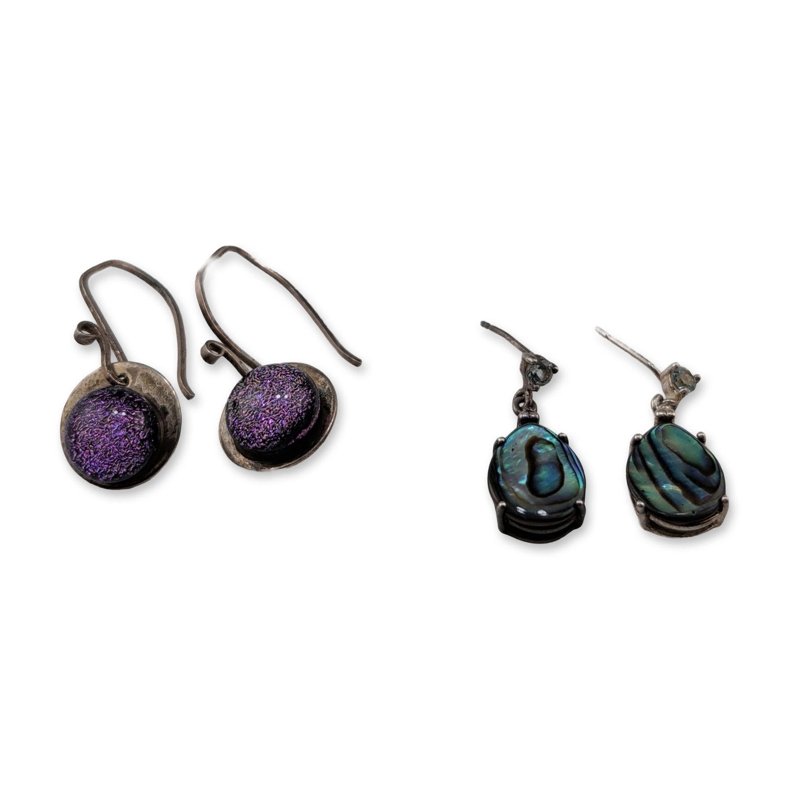 Two Pairs of Sterling Silver Drop Earrings (1 of 5)