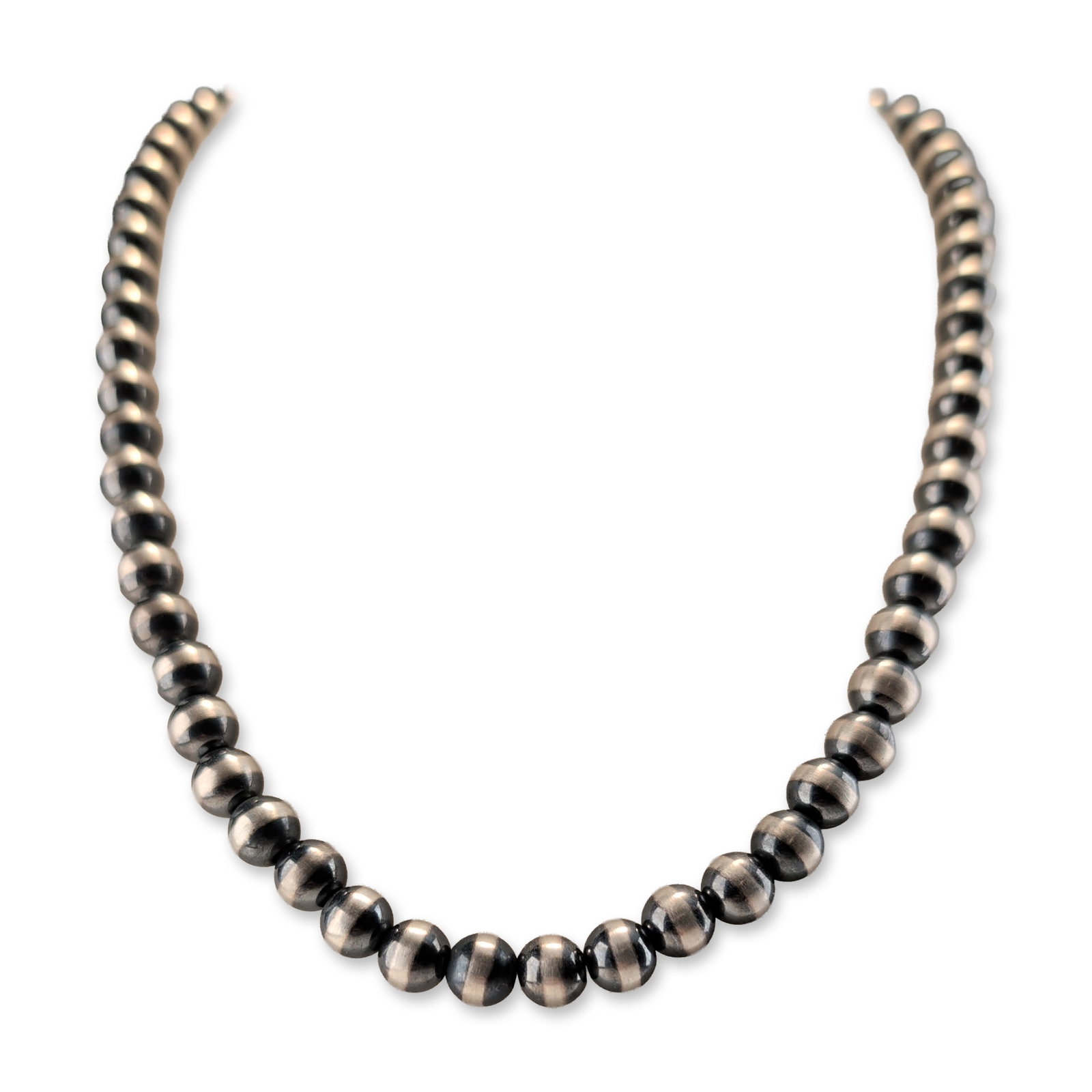 Southwestern Navajo Pearl Sterling Silver Necklace (1 of 3)