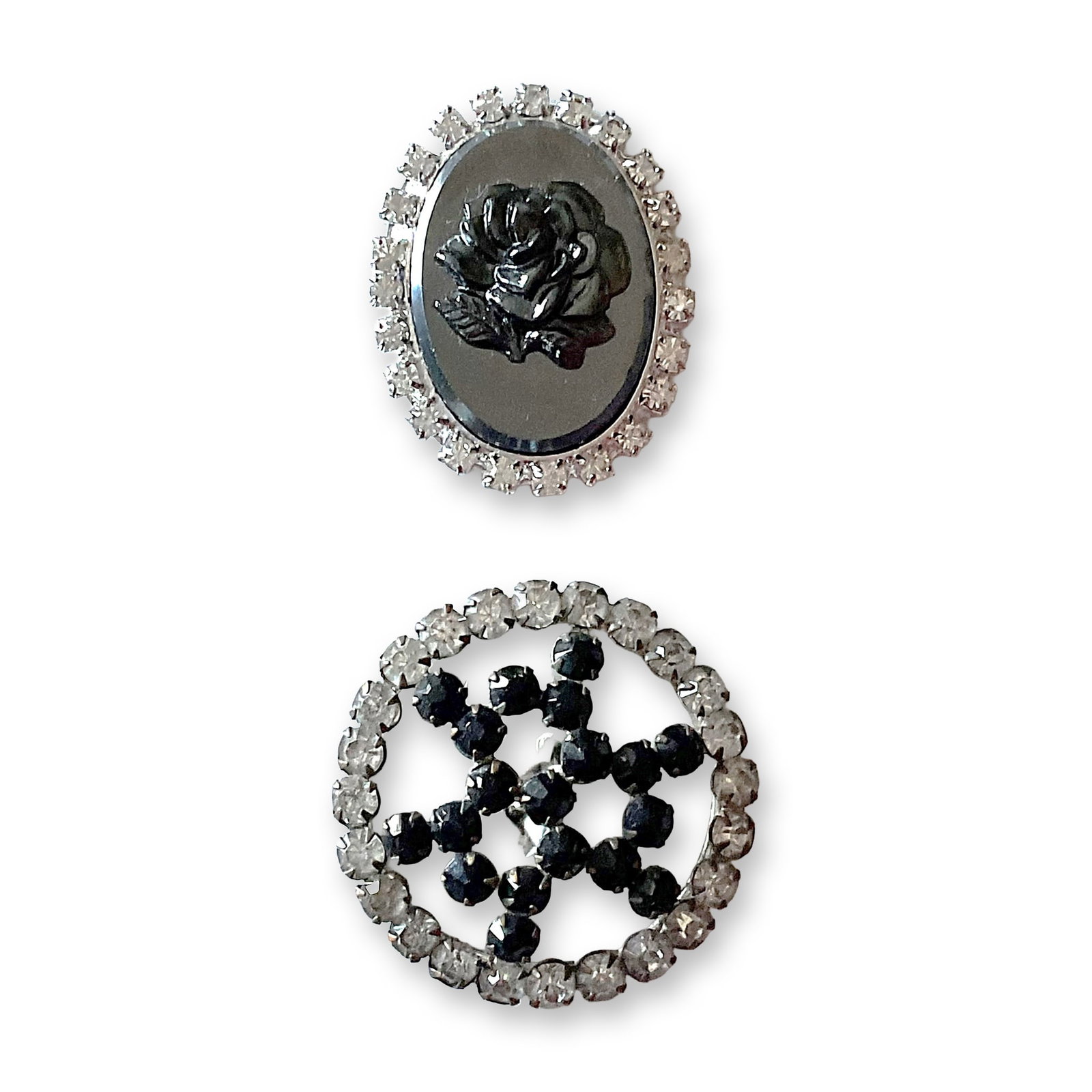 A small card of division one and three "Glitzy" buttons (1 of 4)
