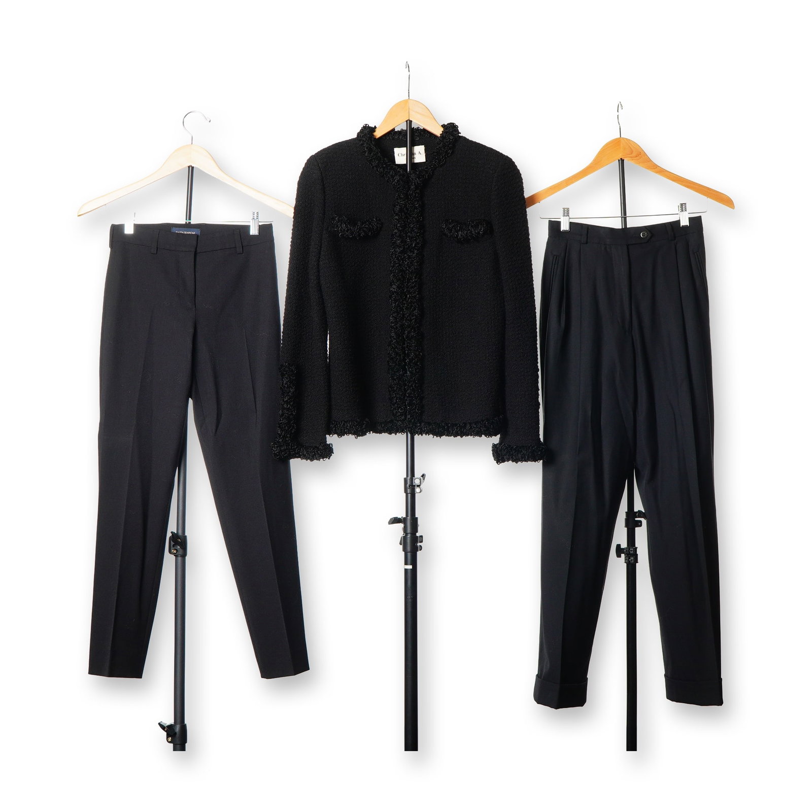 3pc Designer Clothing Including Christian A. Jacket and Trousers by Piazza Sempione and Antonio (1 of 5)