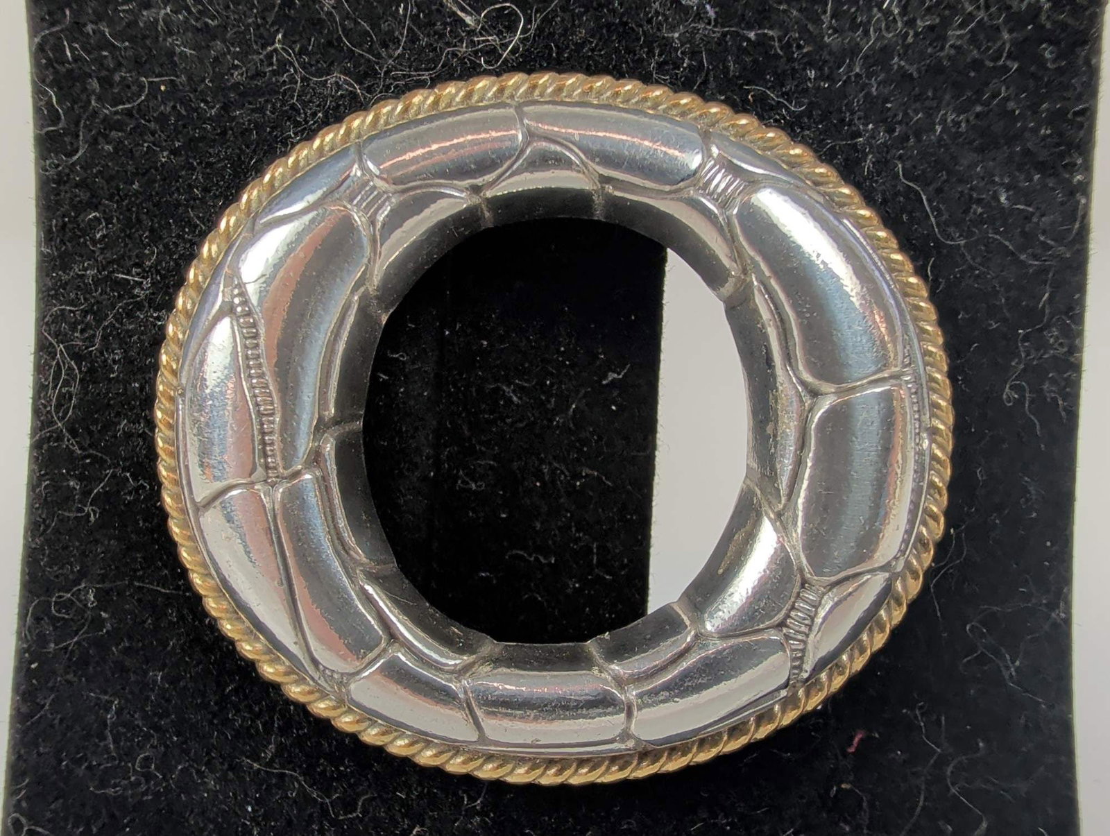 Terry Stack Two-Tone Belt Buckle - 2