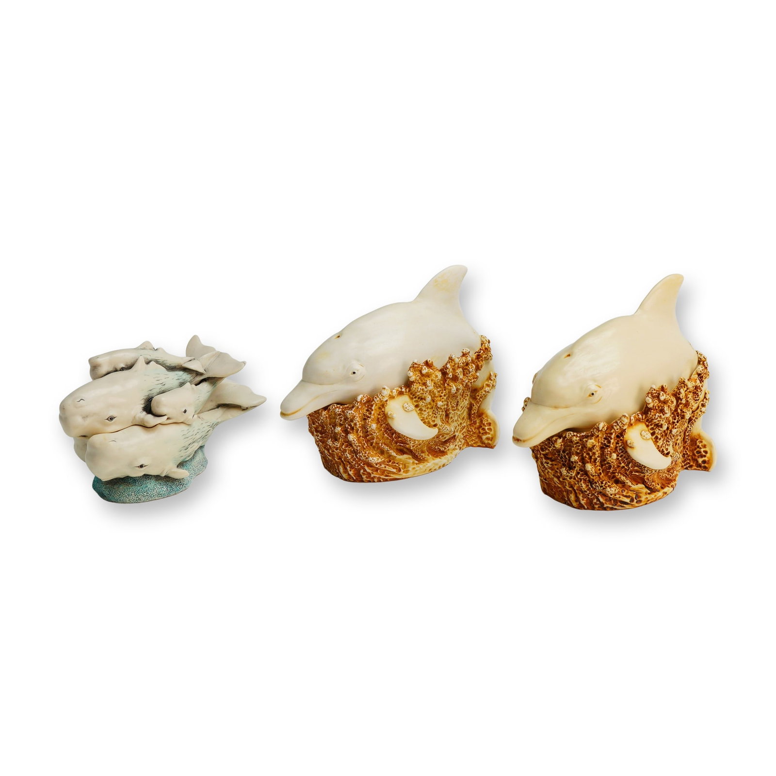 3pc Harmony Kingdom Trinket Boxes, On A Roll & Pod Parade (1 of 4)
