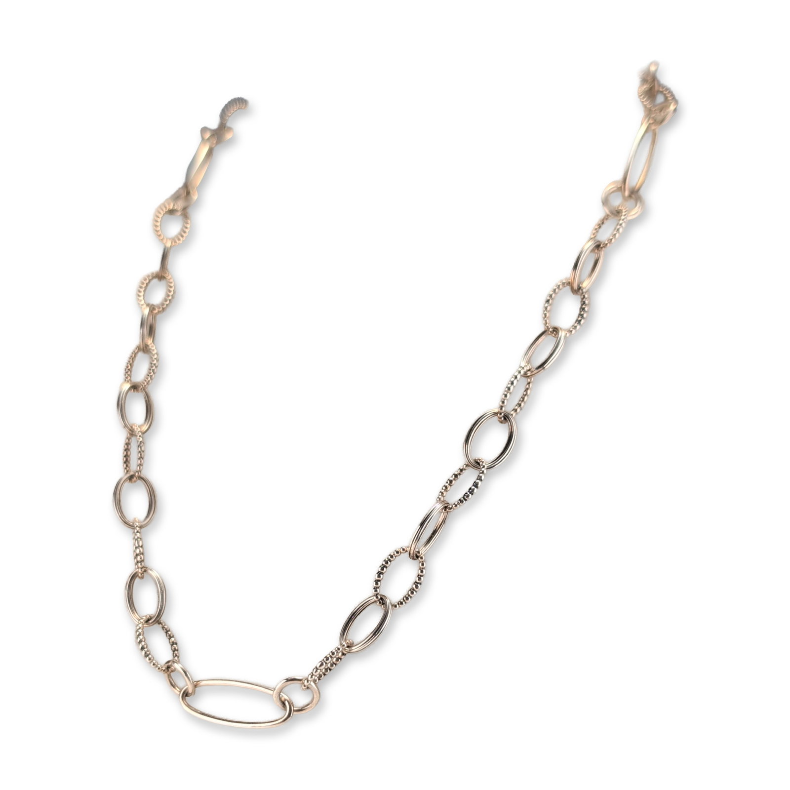 Lagos Sterling Silver Caviar Link Necklace (1 of 4)