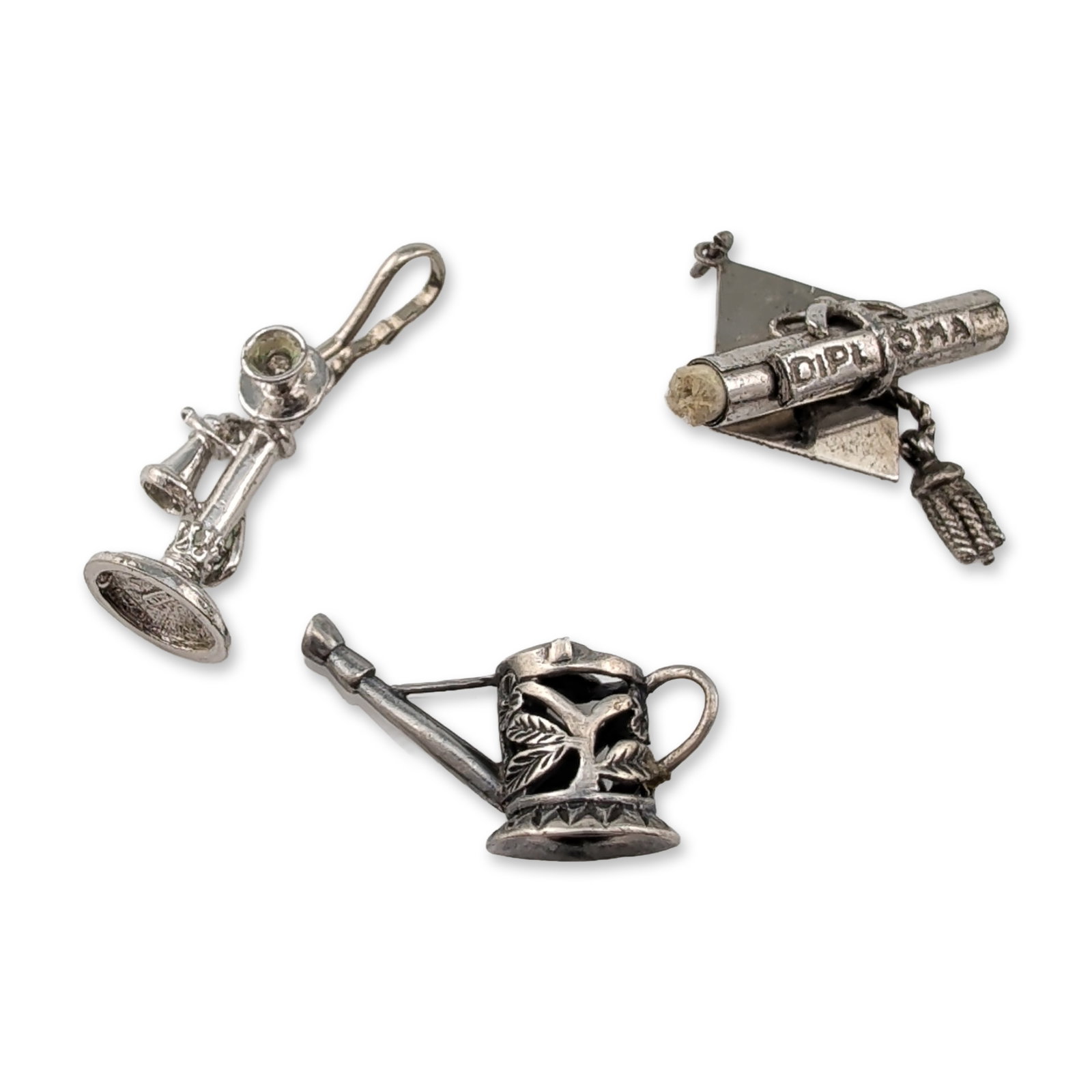 Three Sterling Silver Novelty Charms (1 of 4)