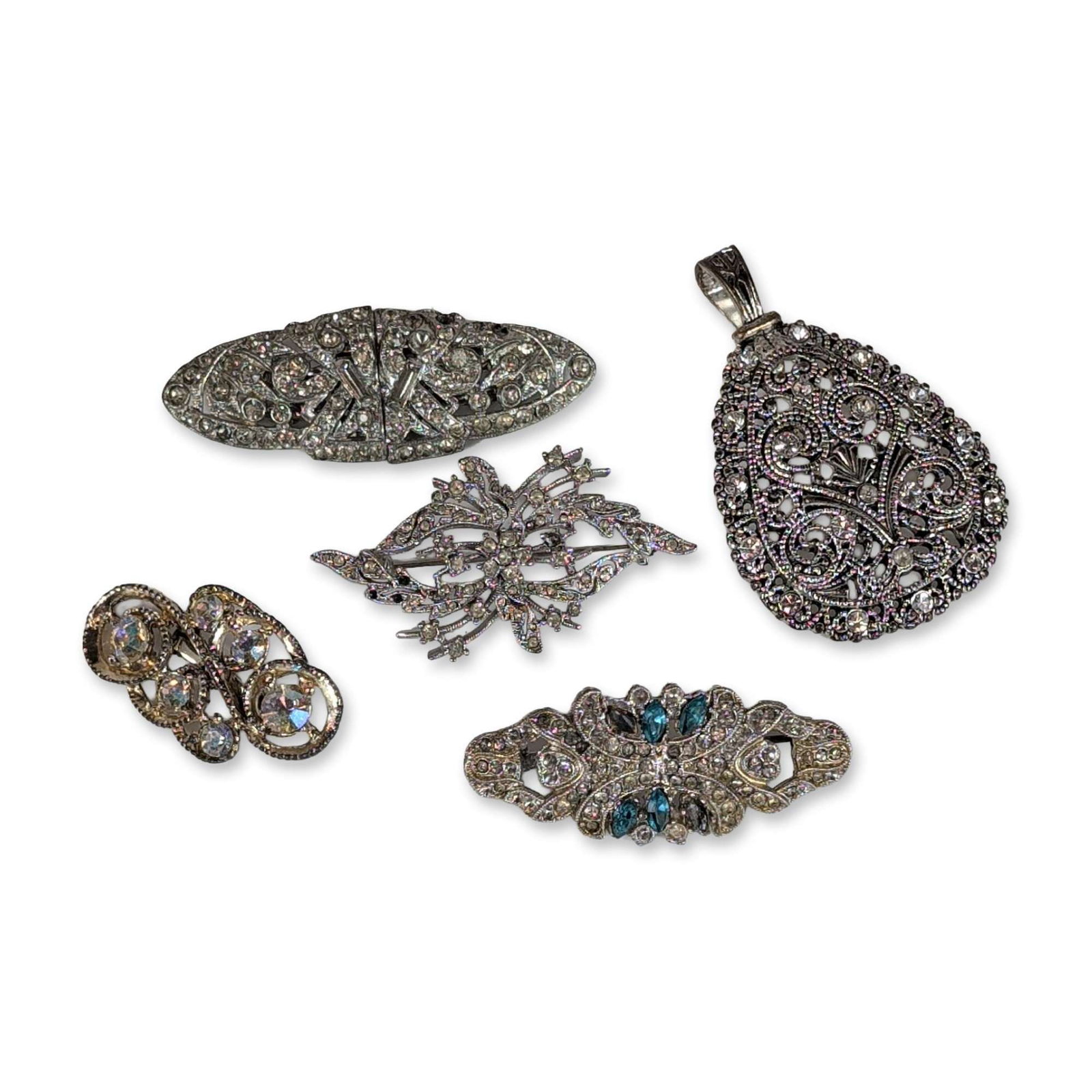 Collection of Five Coro Duette and Vintage Brooches (1 of 3)