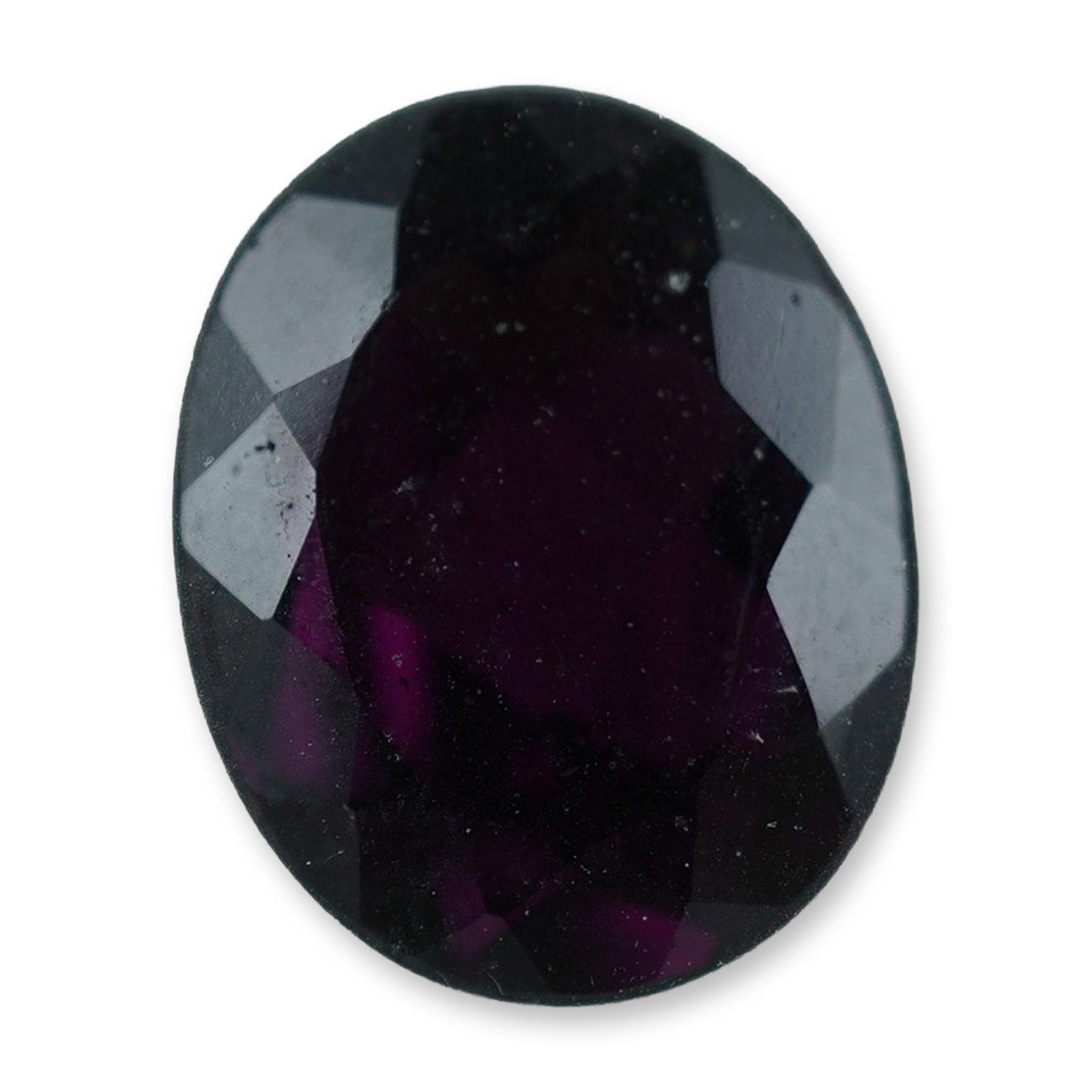 3.25 CT Rhodolite Garnet Oval Cut Gemstone: Rhodolite garnet gemstone weighing approximately 3.25 carats with an oval cut. This stone showcases the brilliant, deep raspberry hue characteristic of rhodolite - a variety formed from a natural