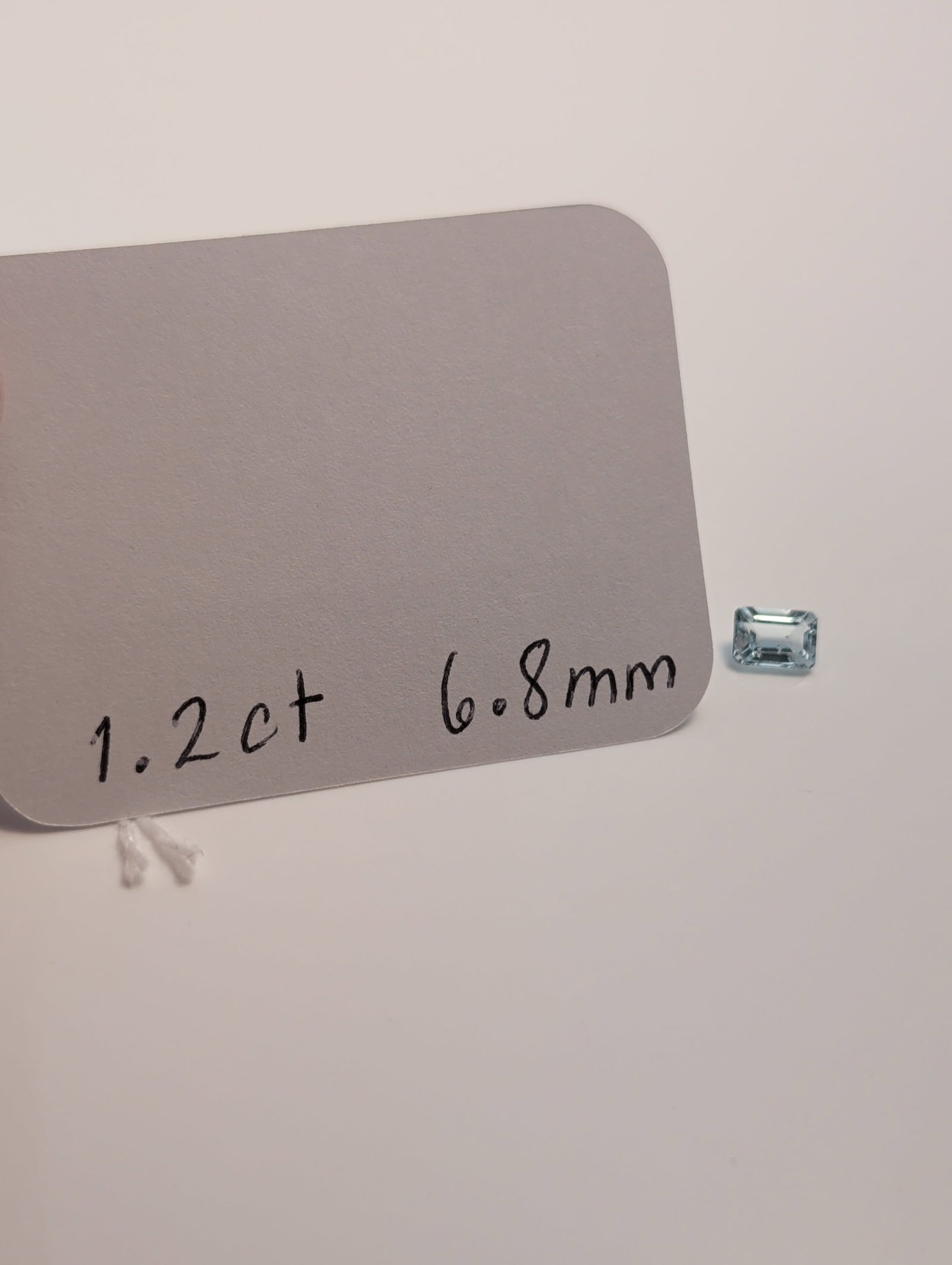 Emerald Cut Topaz Gemstone - 4