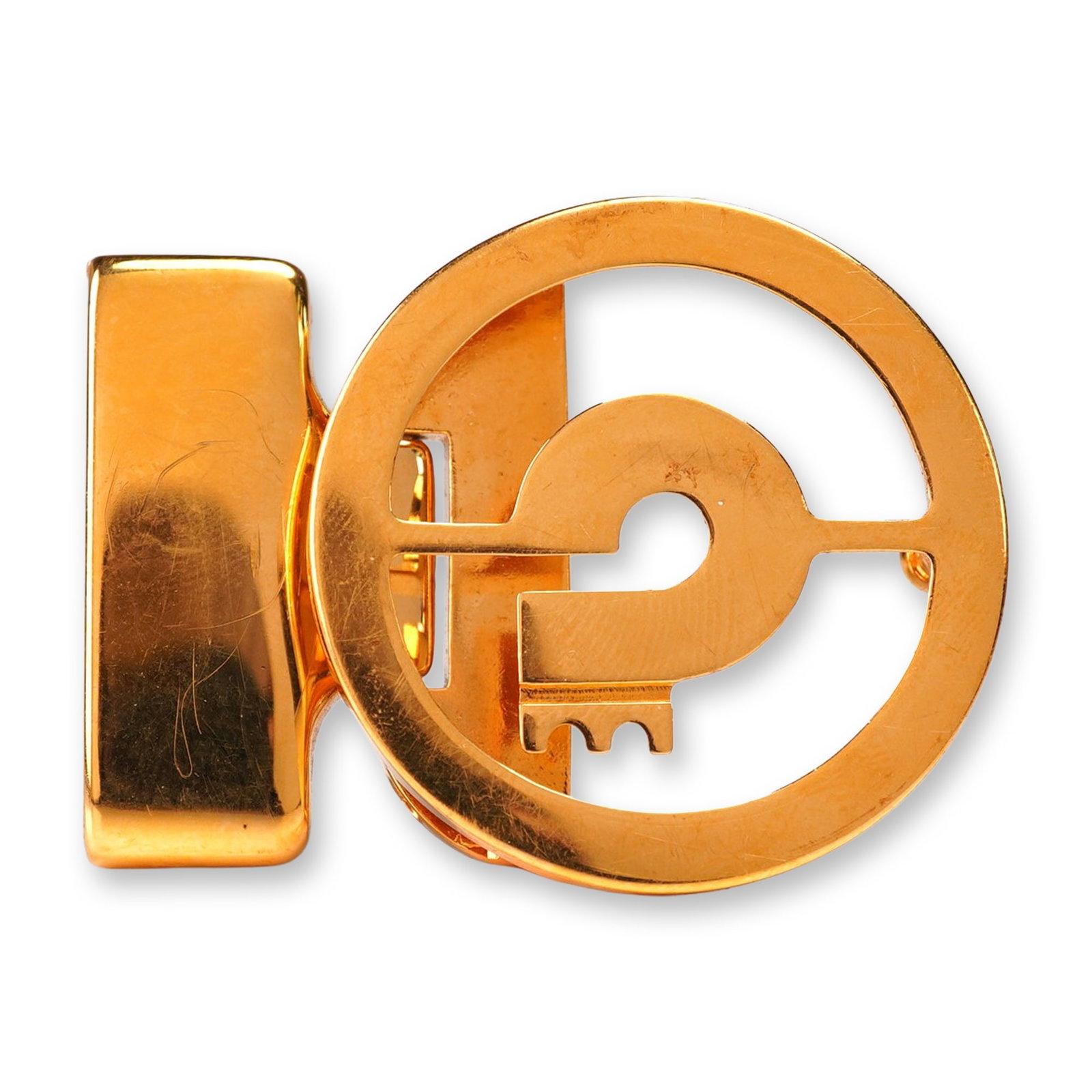 Comtesse of West Germany Gold Tone Belt Clip Buckle (1 of 5)