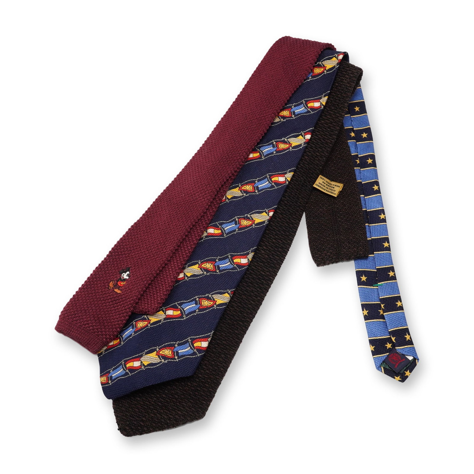 3pc Designer Necktie Set, Donna Karan, Mickey and Co, Tommy Hilfiger (1 of 3)