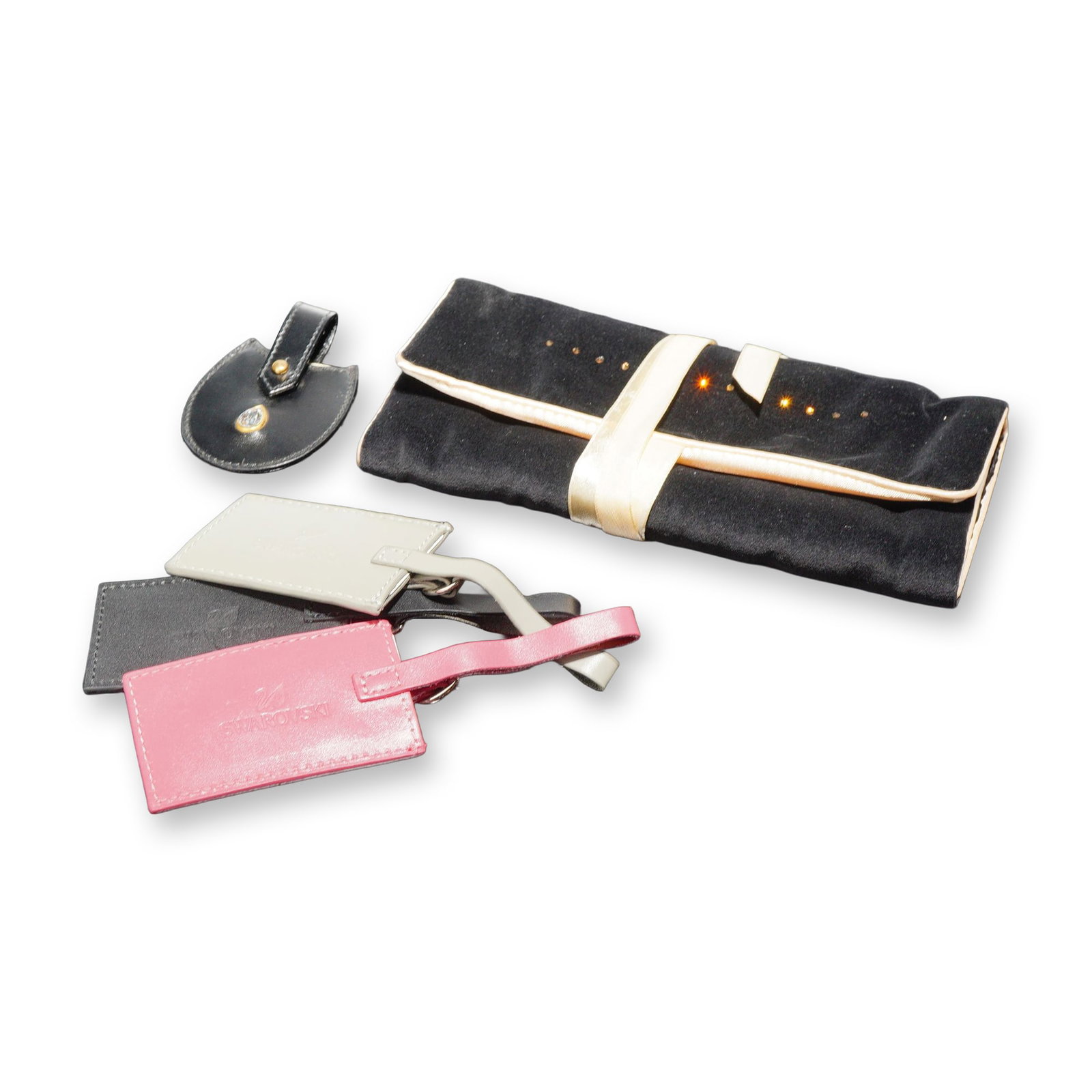 5pc Swarovski Travel Tags and Jewelry Roll Collection (1 of 4)