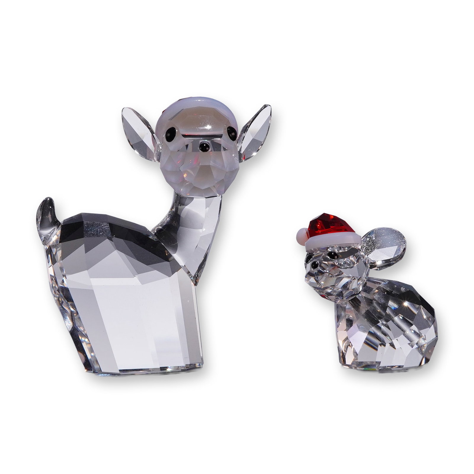 Two Swarovski Crystal Christmas Animal Figurines (1 of 5)
