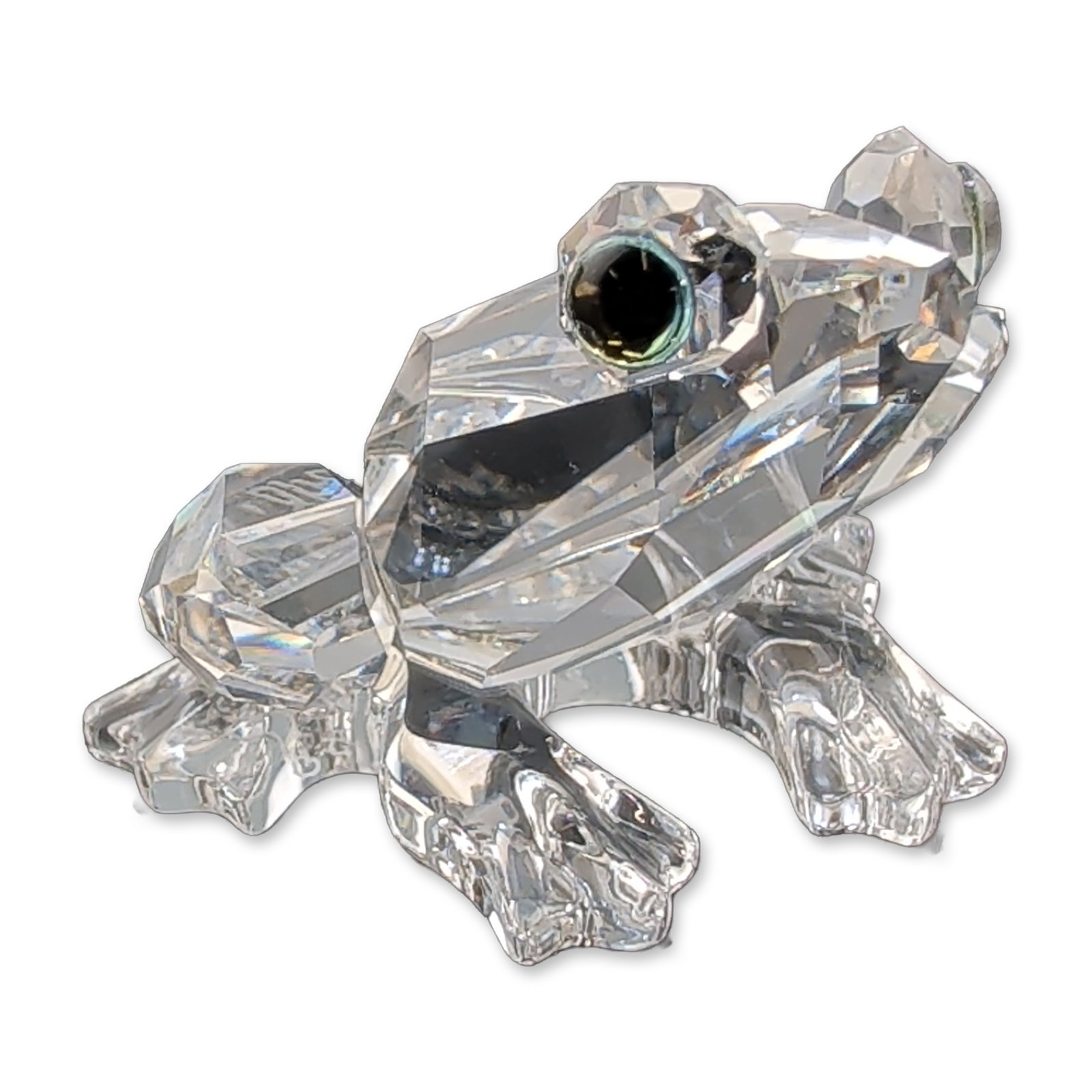 Swarovski Silver Crystal Frog Figurine (1 of 5)
