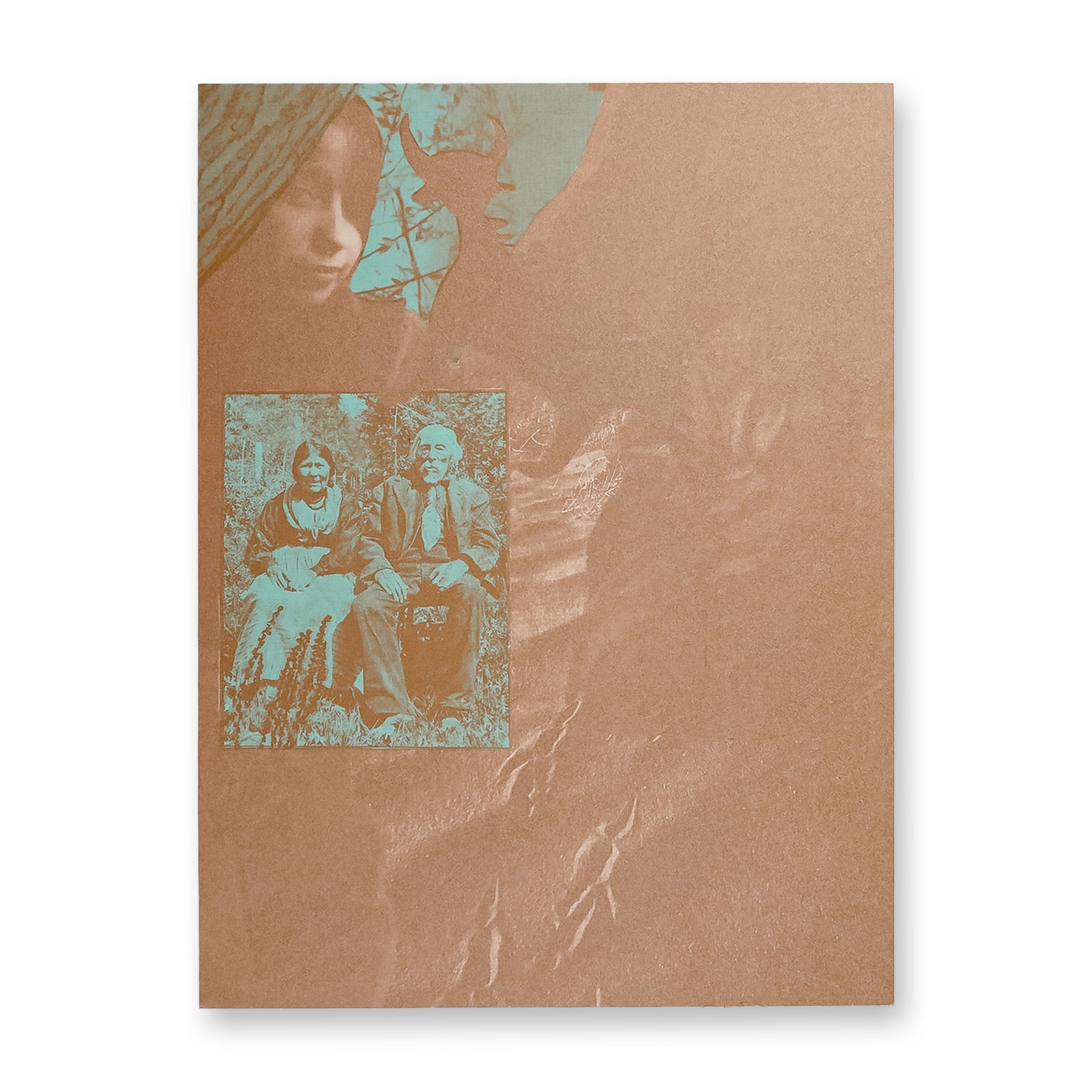 Rebecca Baird, Lithograph,Measured Along The Ground #6, Signed and Numbered: Rebecca Baird's Measured Along the Ground #6 is a compelling limited-edition lithograph that reflects her deep engagement with Indigenous identity, cultural narratives, and the interplay of memory and