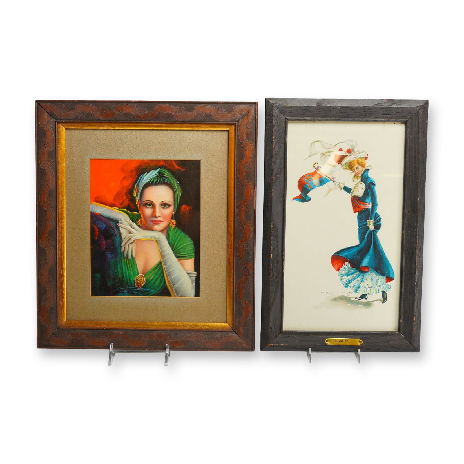 2pc Works by Billy DeVorss (American, 1908-1985), and F. Earl Christy (American, 1882-1961) No. 14 (1 of 5)